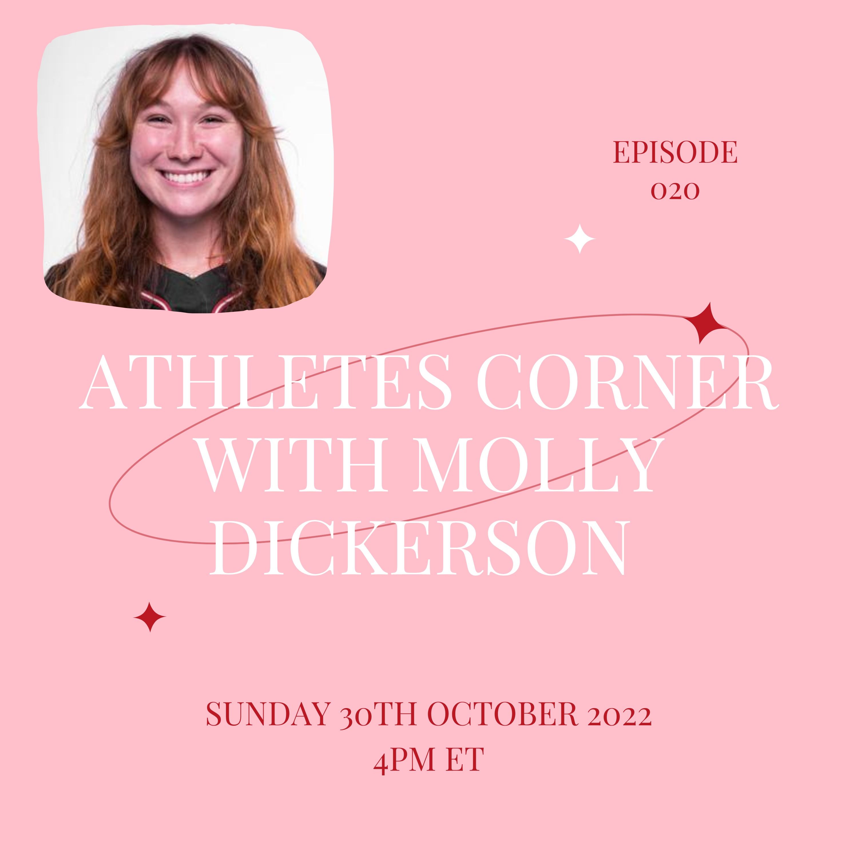 ⁣Athlete's Corner with Molly Dickerson