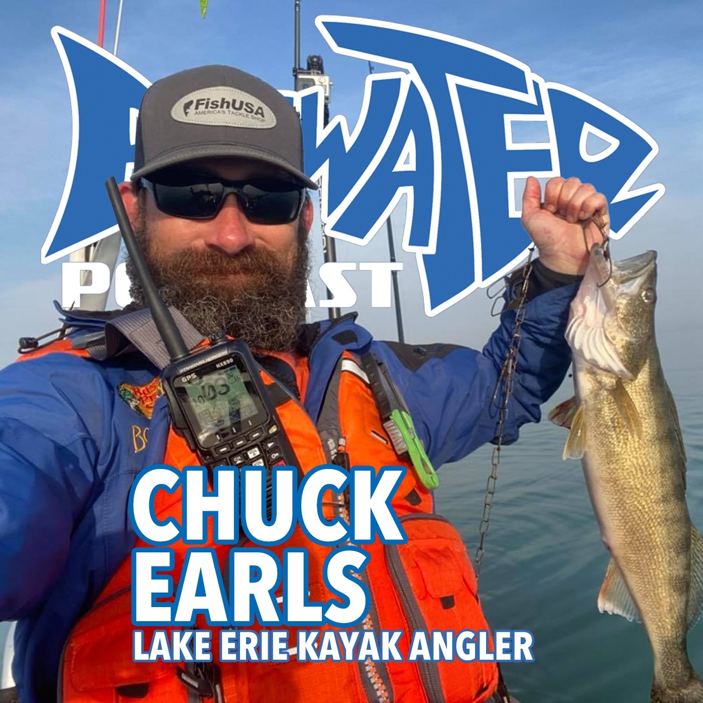 ⁣Chuck Earls - Lake Erie Walleye Kayak Angler - BIgwater Fishing Podcast #50 with Ross Robertson