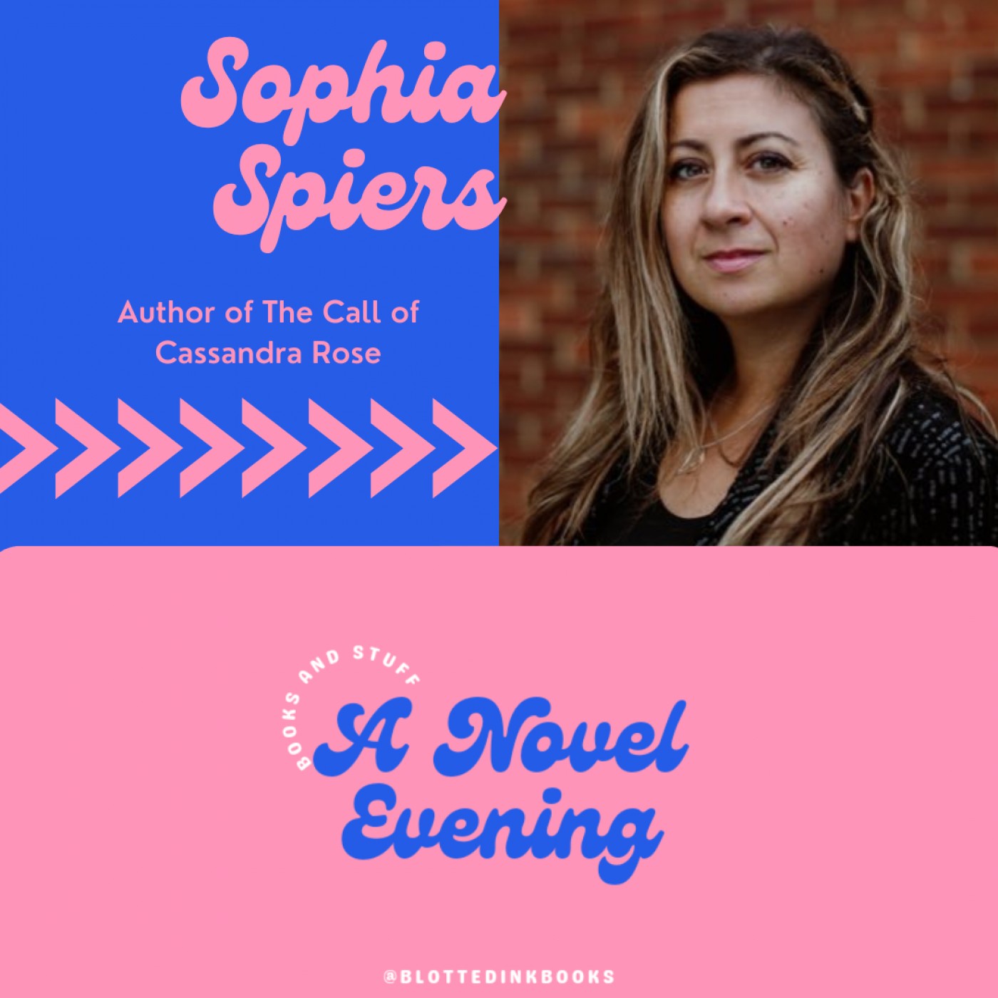 A Novel Evening with Sophia Spiers