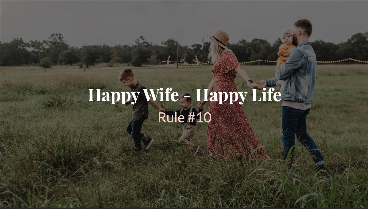 Rule #10: Happy Wife, Happy Life with Anna Rova