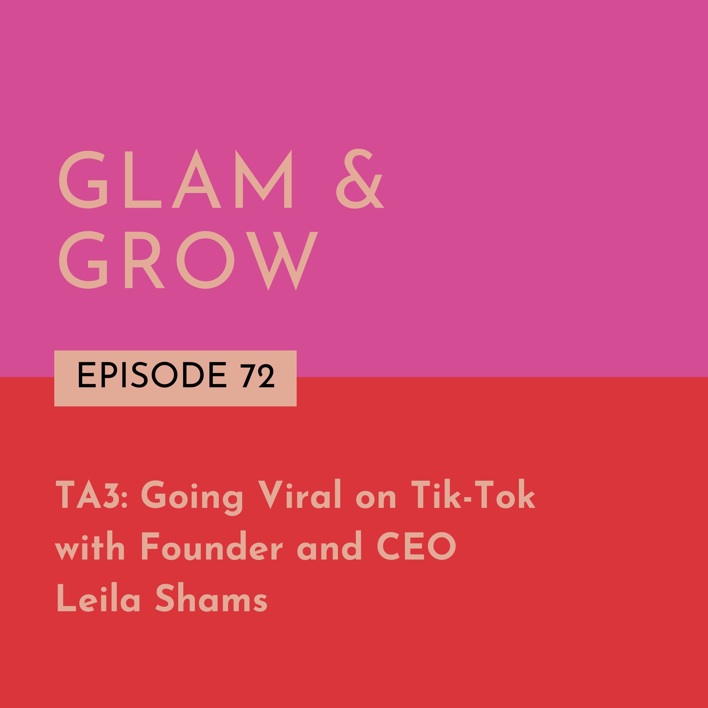 TA3: Going Viral on Tik-Tok with Founder and CEO Leila Shams