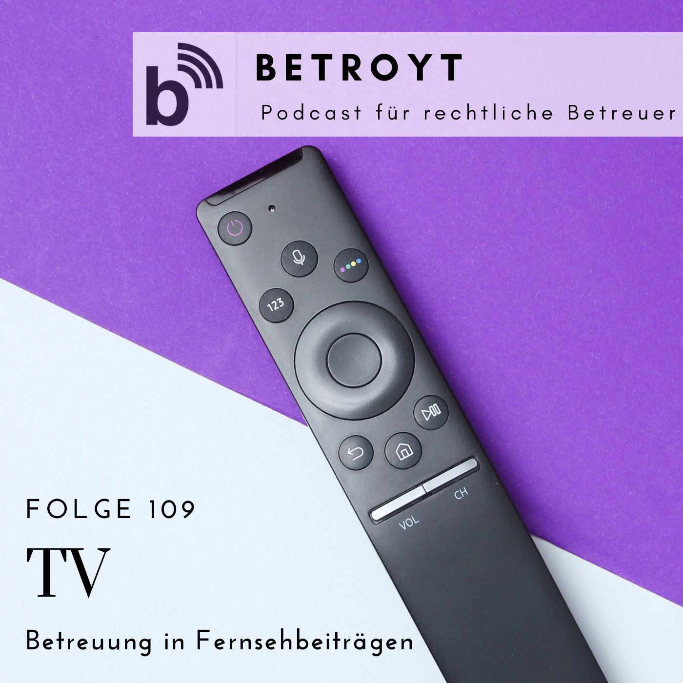 Folge 109 TV -  Betreuung in Fernsehbeiträgen