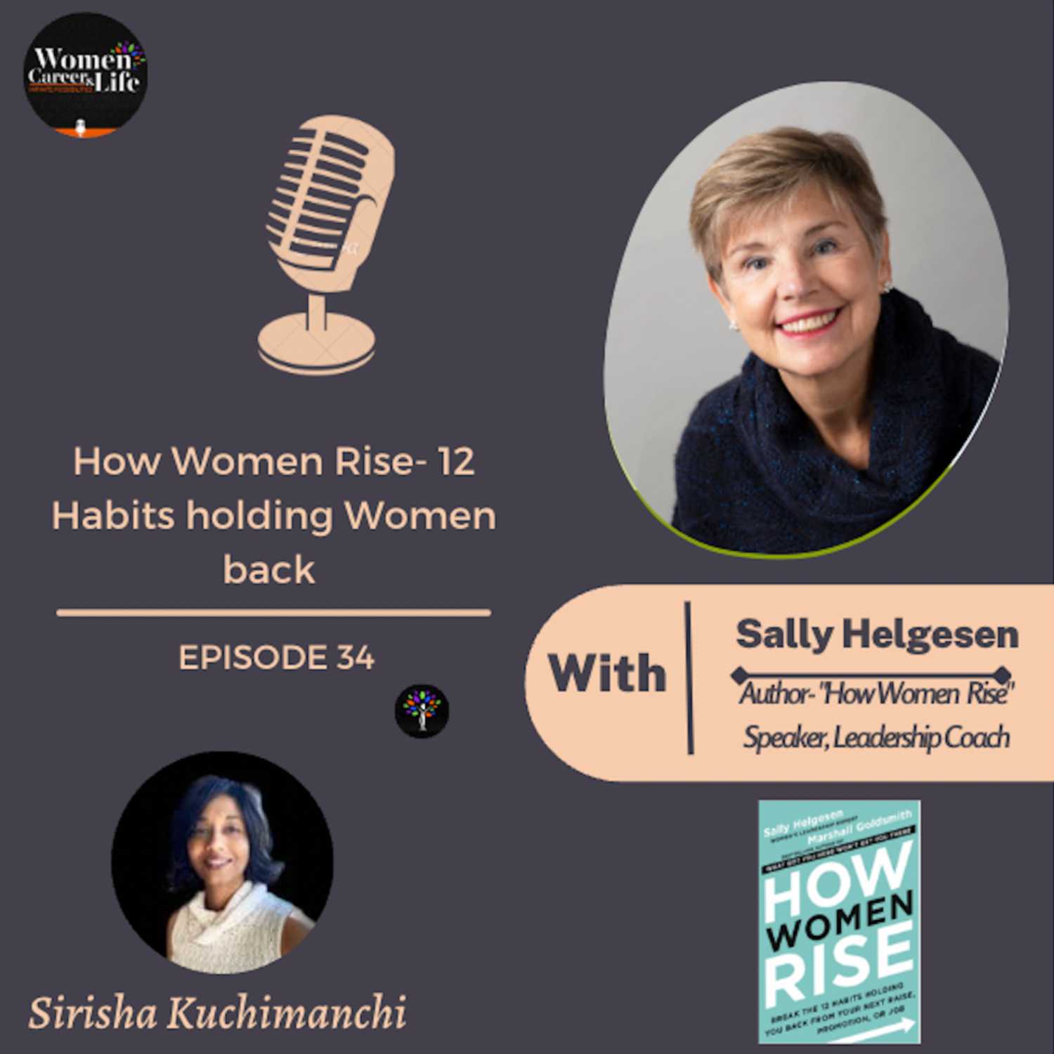 How Women Rise-12 Habits holding women back-Sally Helgesen, "How Women Rise" Author, Speaker, Leadership Coach