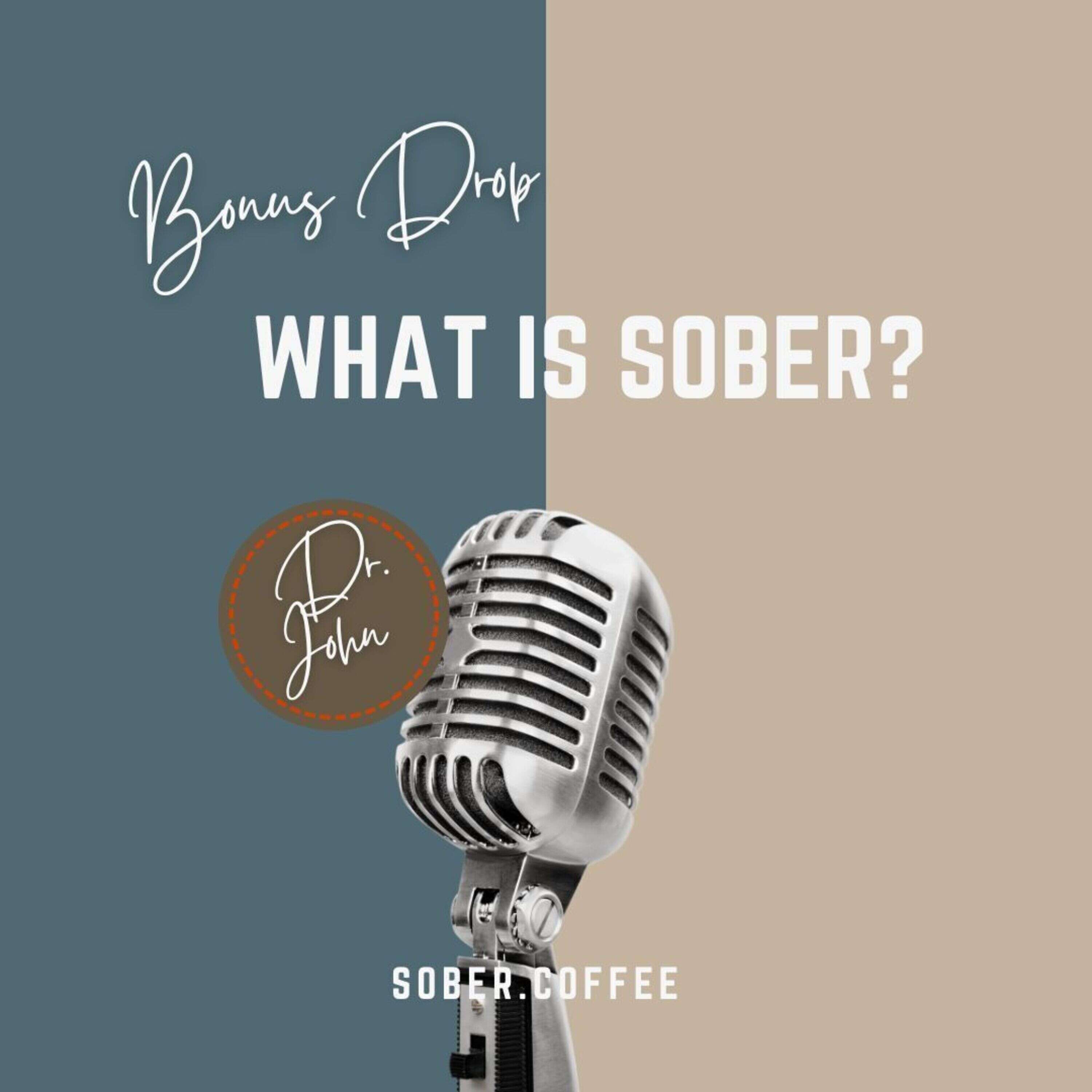 Bonus Drop - "What is Sober ??" - Dr. John Joins