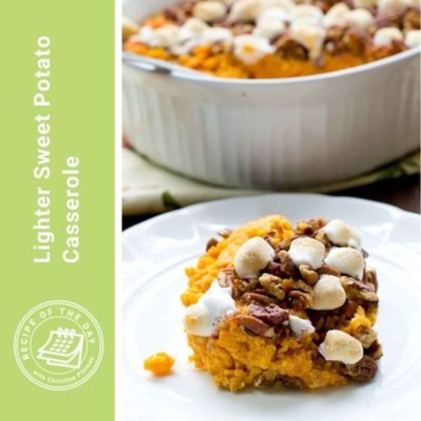 A Lighter Sweet Potato Casserole