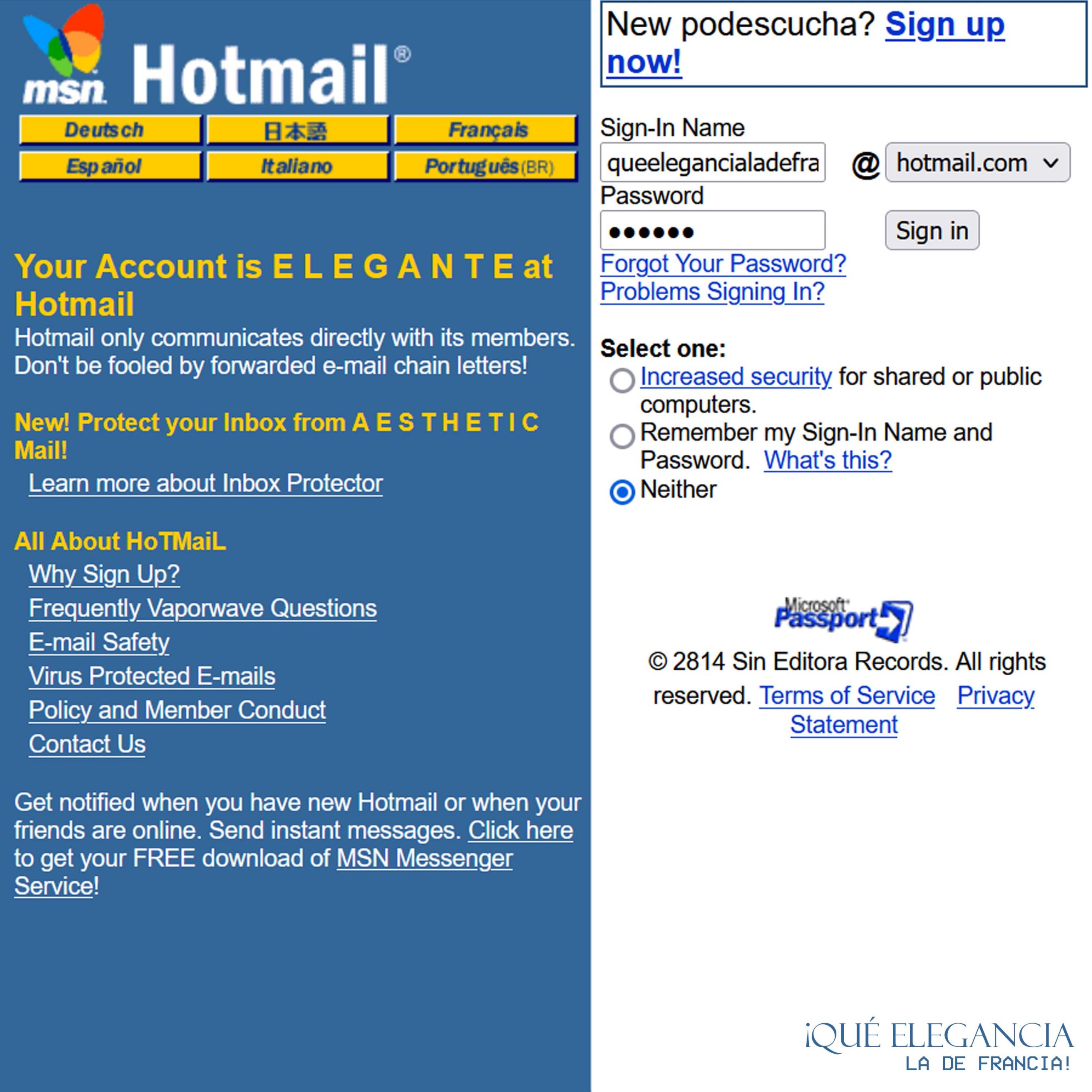 Programa 191 - Hotmail