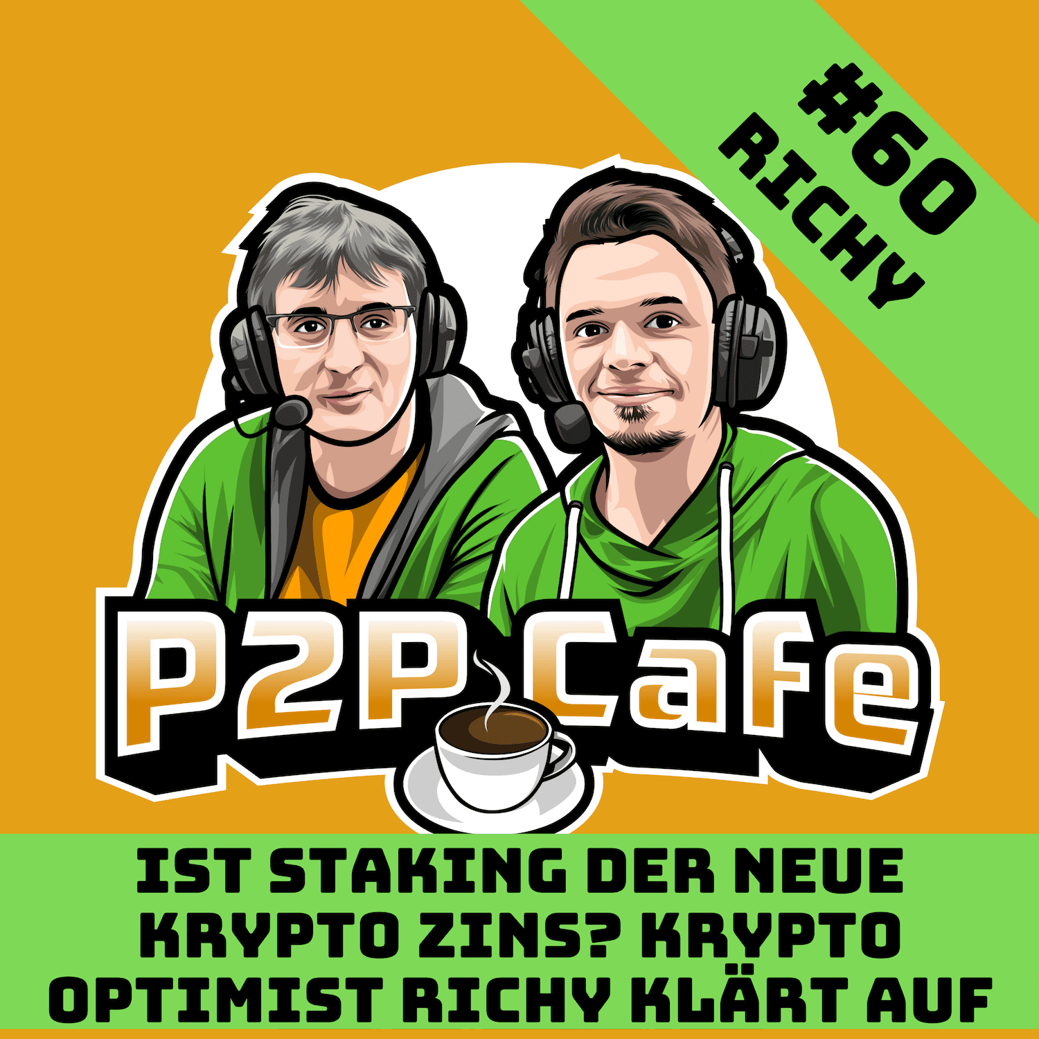 Ist Staking der neue Krypto Zins? Optimist Richy klärt im P2P Cafe #60 auf