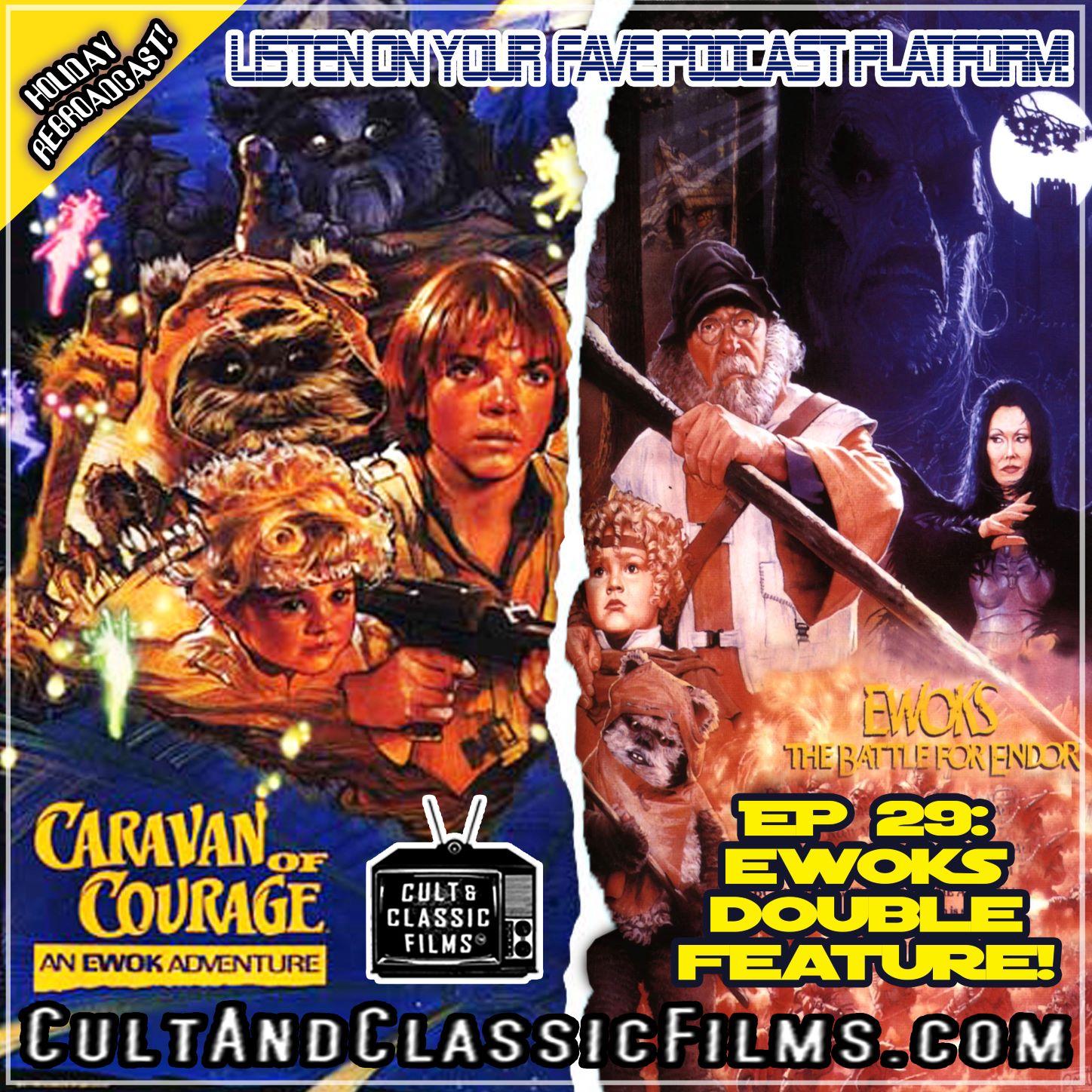 SPECIAL REBROADCAST: A VINTAGE STAR WARS EWOKS DOUBLE FEATURE!