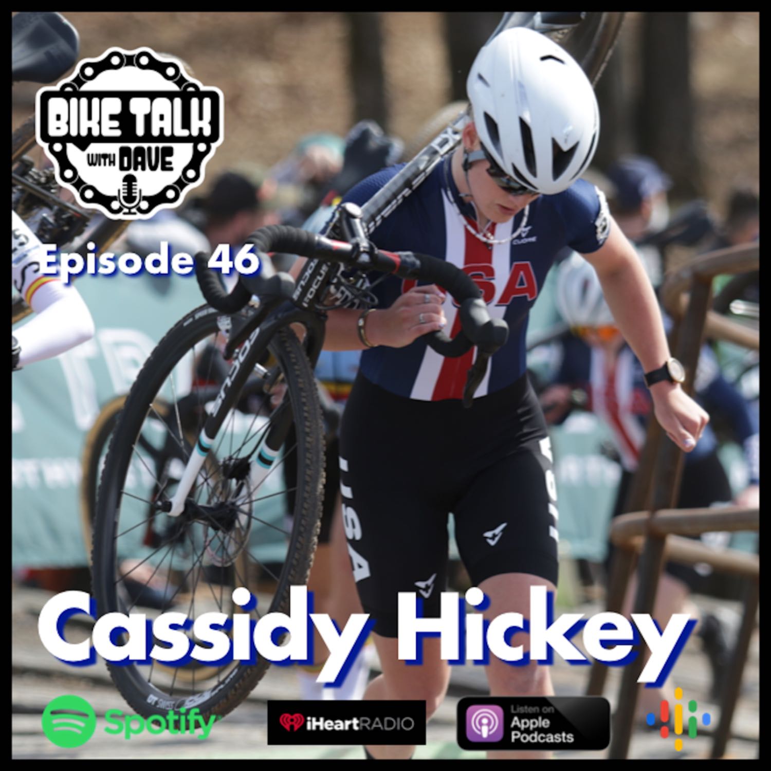 Cassidy Hickey tackles both the road and cyclocross in the stars and stripes. 