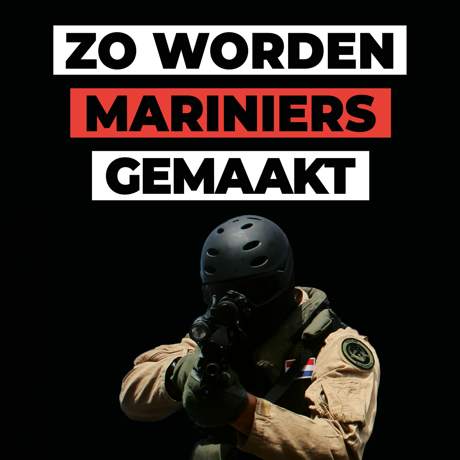 MARINIERS gaan van BURGER naar MILITAIR door STRENG en RECHTVAARDIG te zijn