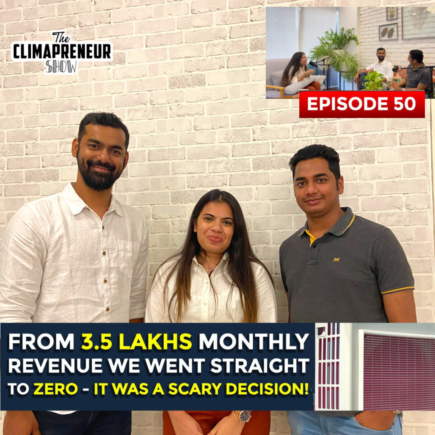 ⁣#Ep50 Helping 5 lakh people breathe clean air everyday Ft. Aayush Jha & Udayan Banerjee