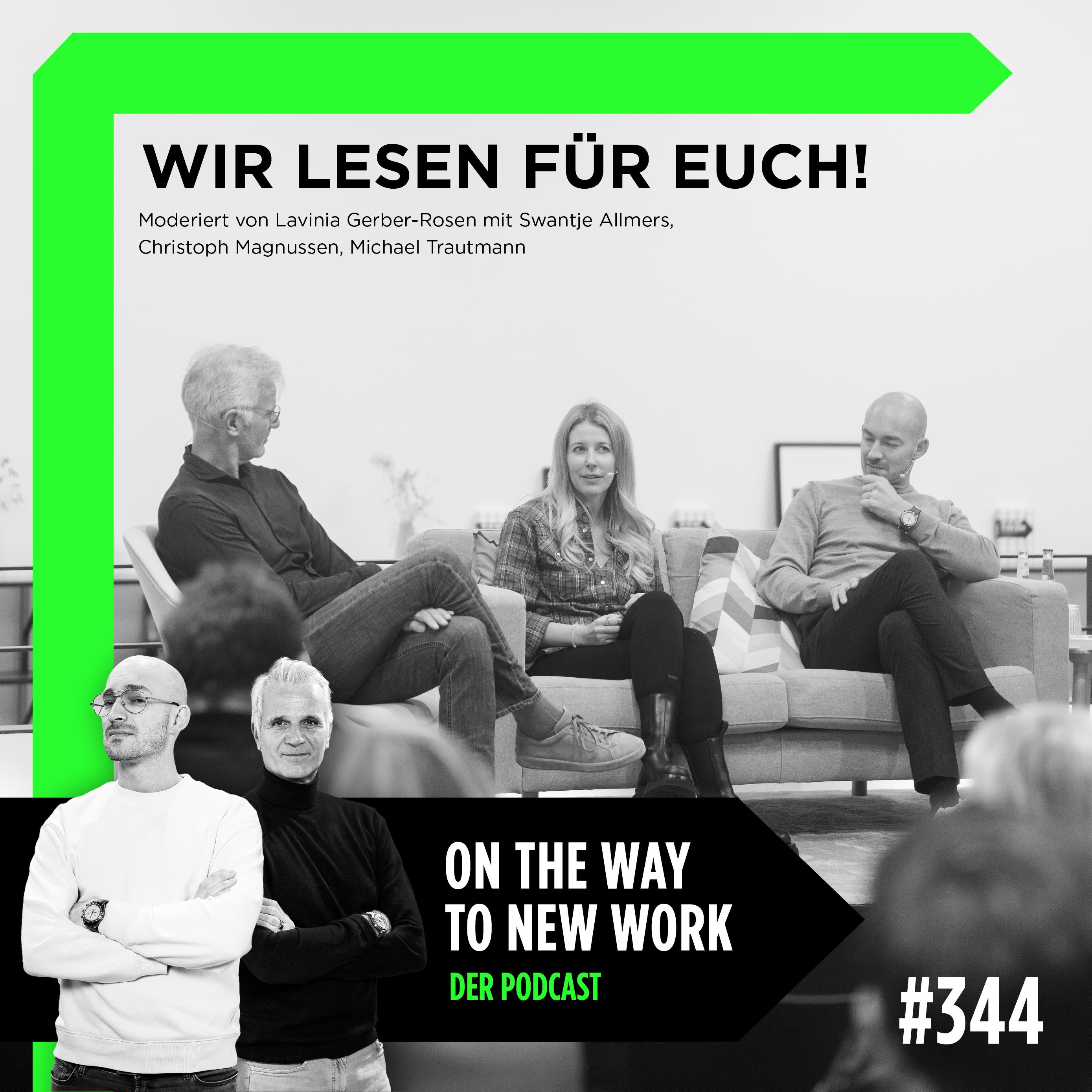 #344 Christoph Magnussen und Michael Trautmann lesen vor und diskutieren mit Swantje Allmers und Lavinia Gerber-Rosen