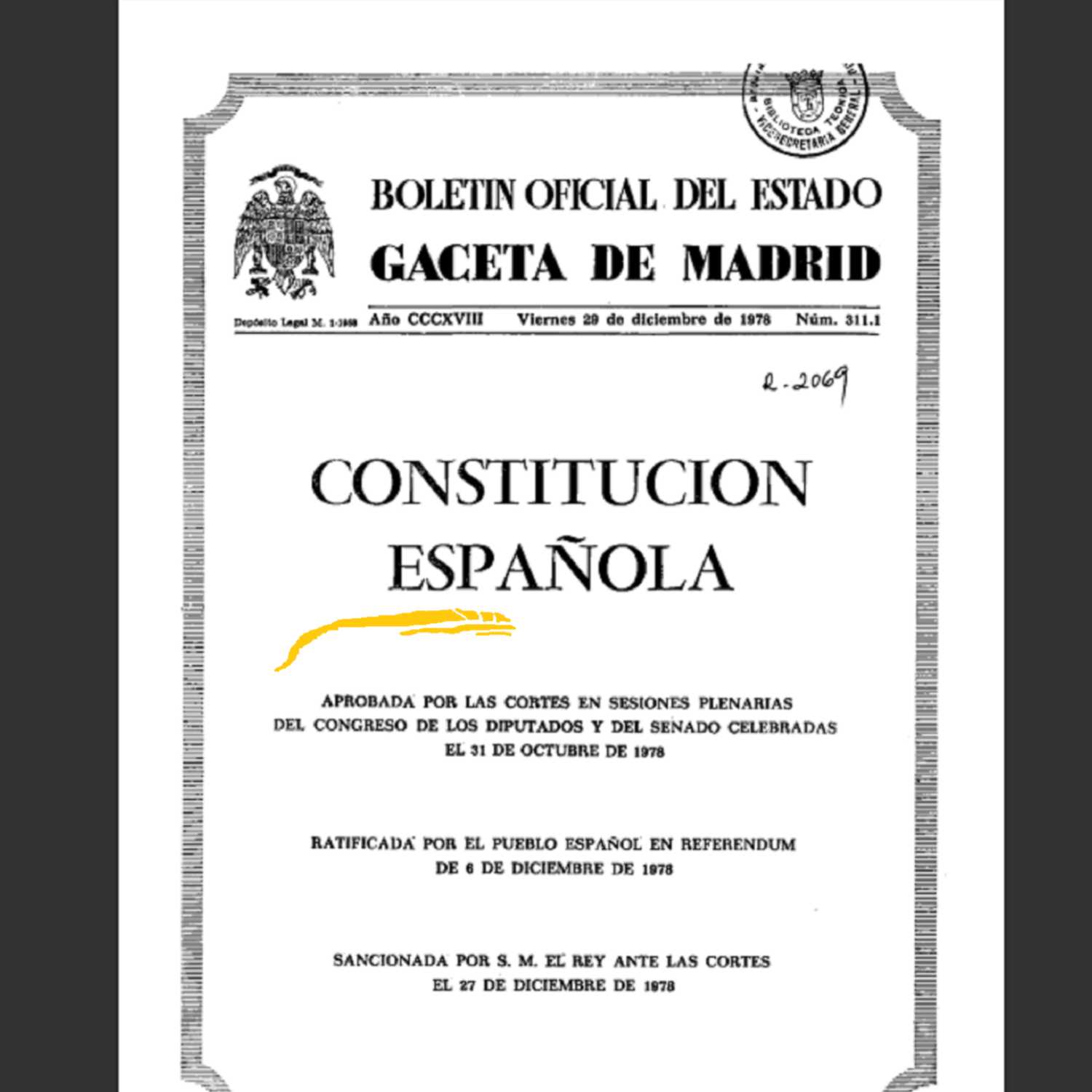 Episodio 1. Parte4: Capítulo II - Sección 2ª - Derechos y deberes, constitución económica