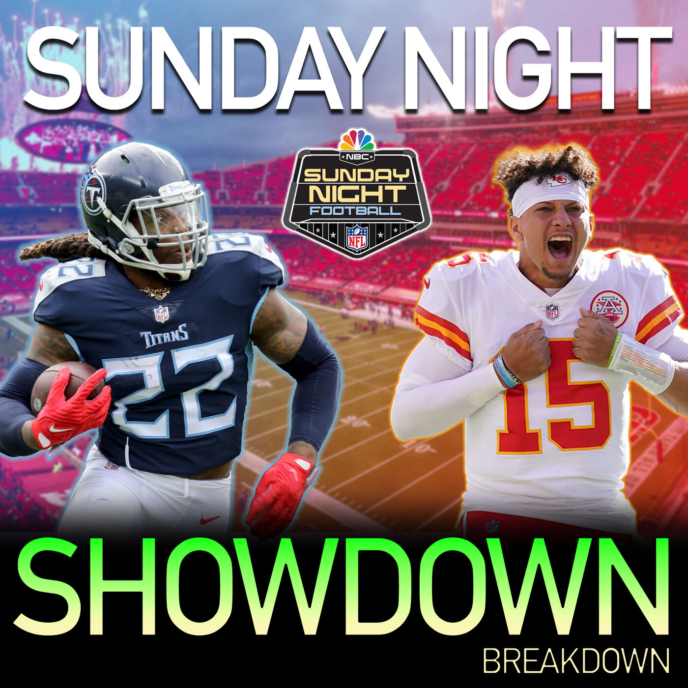 TITANS vs CHIEFS | SNF Showdown Picks and Lineup Builds | 11.06.22 | Draftkings NFL DFS