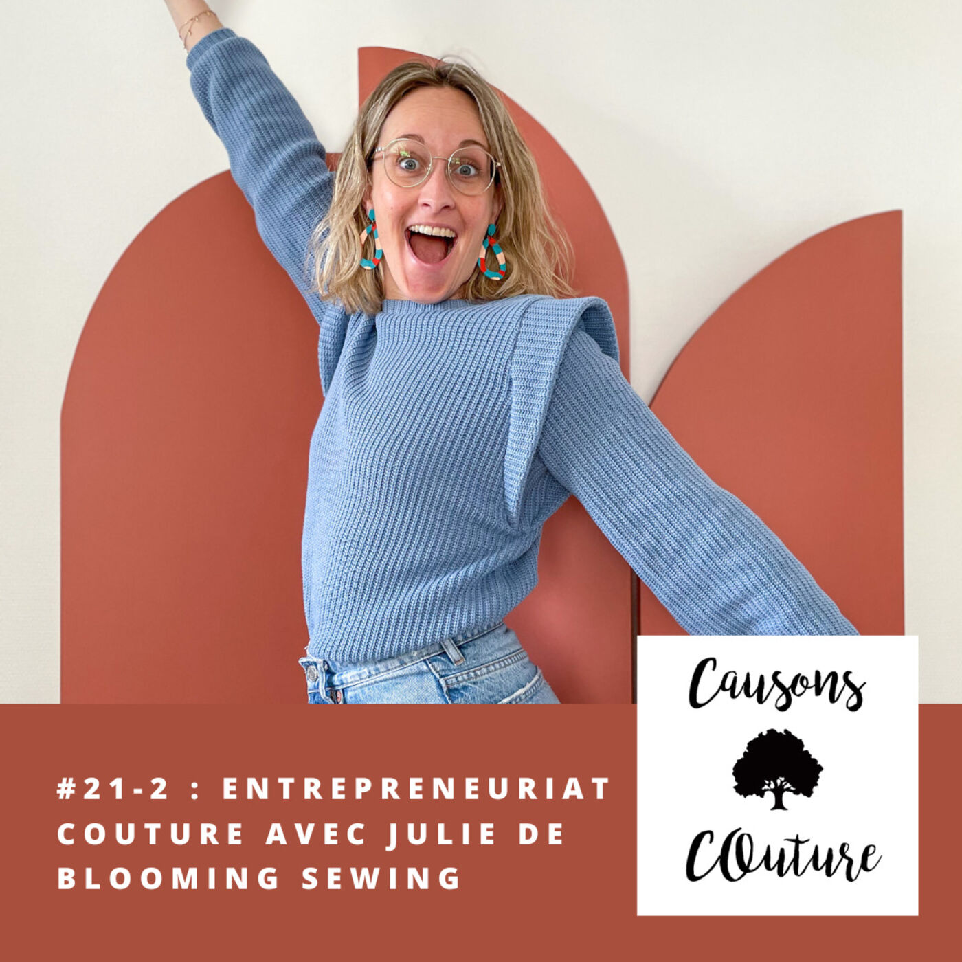 Causons couture #21-2 : Entrepreneuriat couture avec Julie Blooming Sewing