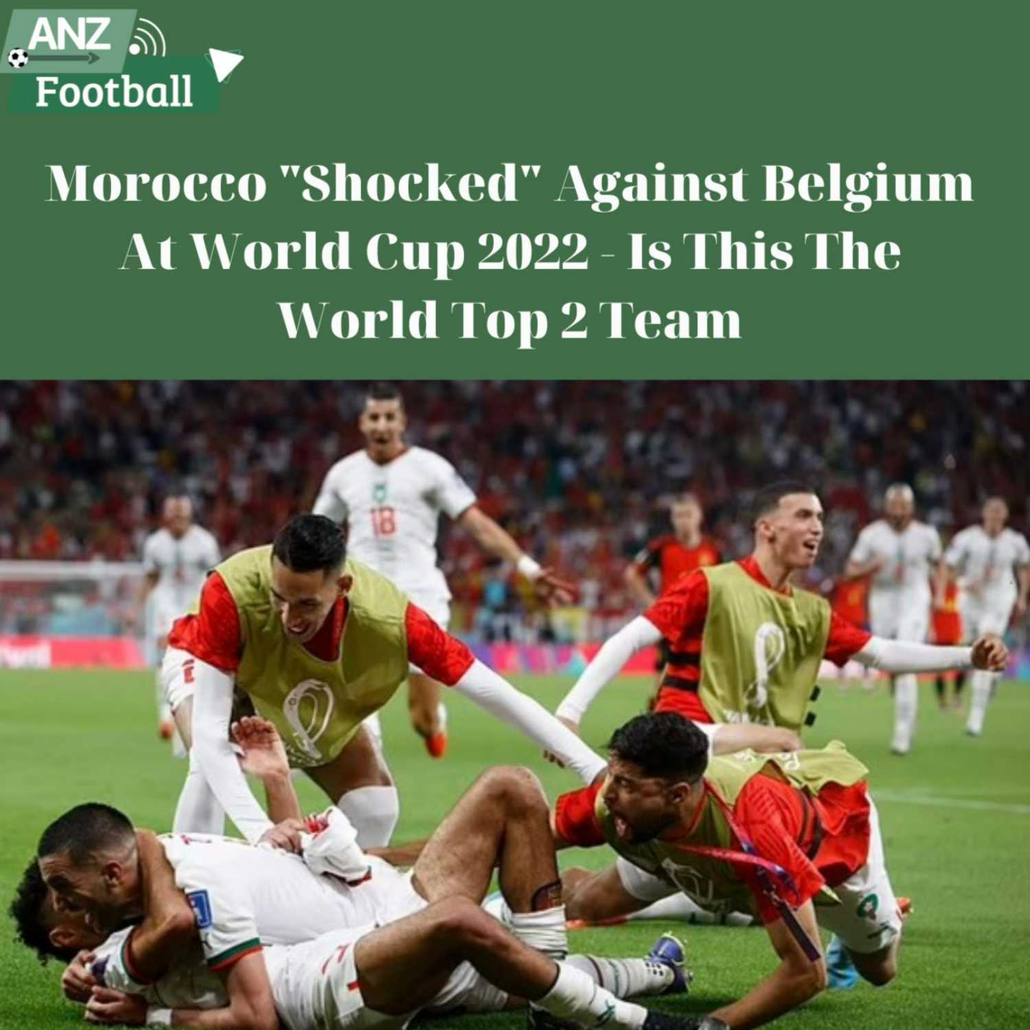 [Belgiumvs Morocco]: Morocco "Shocked" Against Belgium At World Cup 2022 