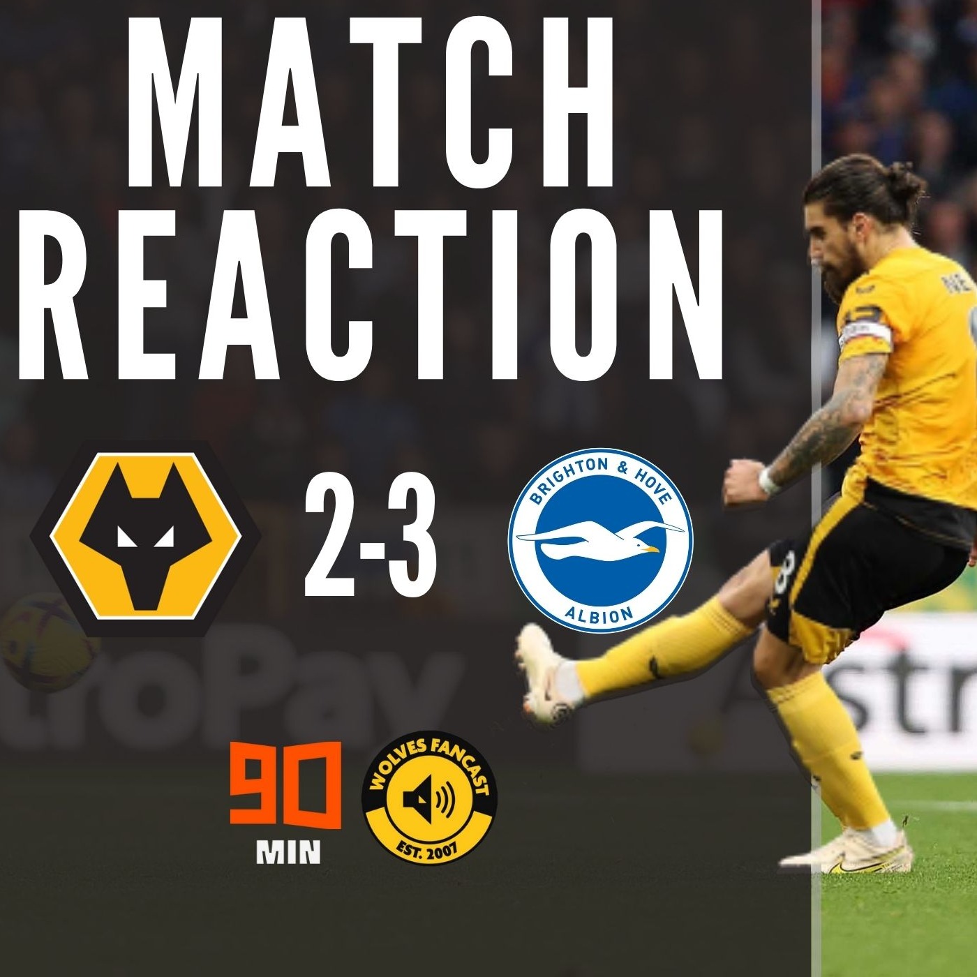 Wolves 2-3 Brighton Reaction! Silly Semedo, Golden Guedes, and what’s Lopetegui got to do!