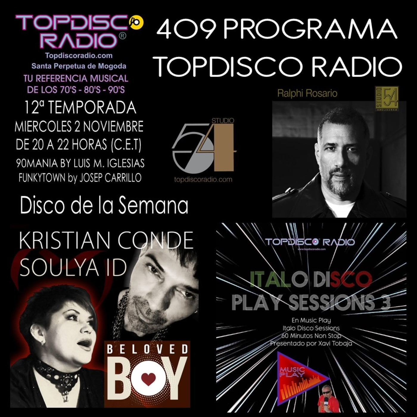 409 Programa Topdisco Radio - Music Play Italo Session 03 - Funkytown - 90Mania - 2.11.22