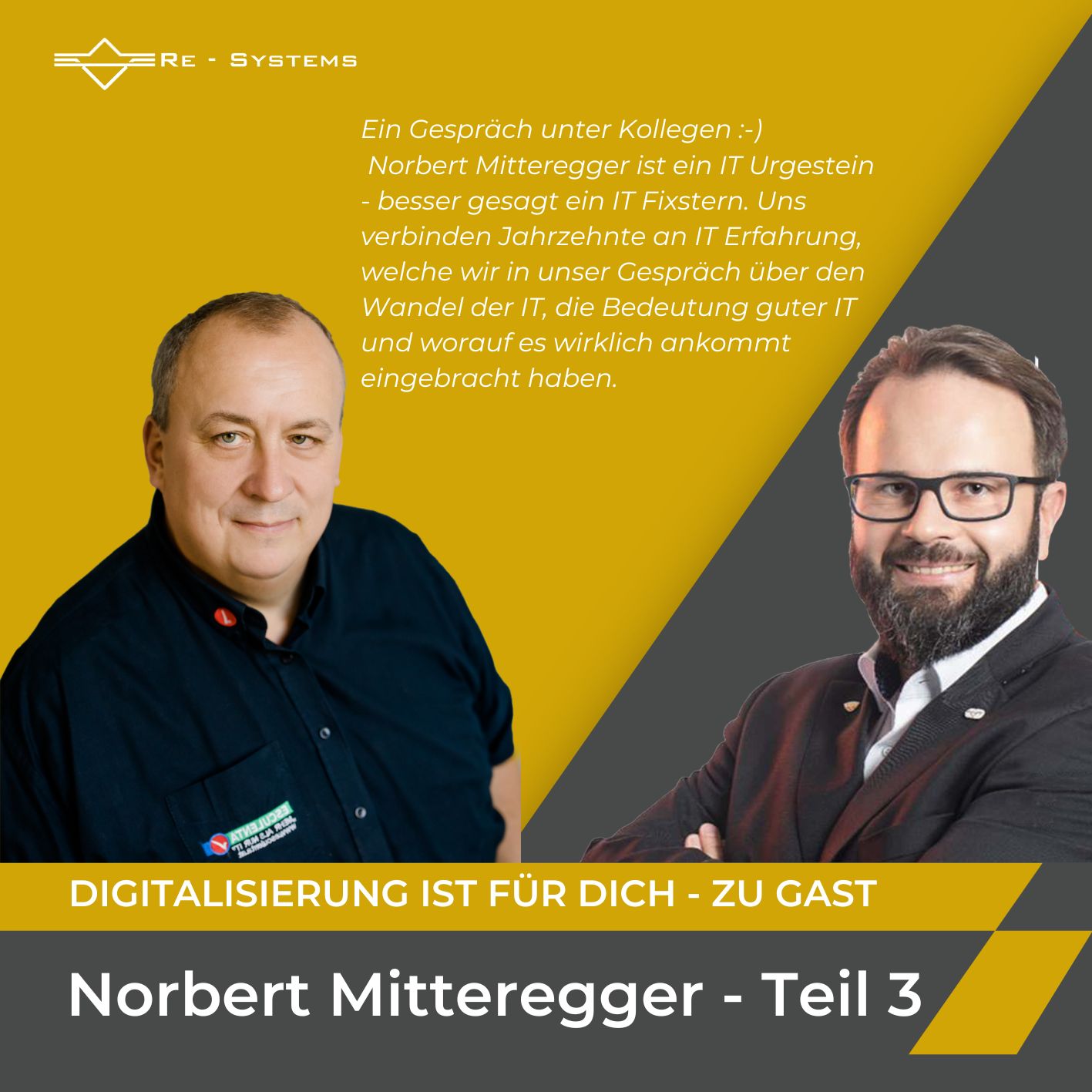 #188 - Norbert Mitteregger - Ein Gespräch unter Kollegen Teil 3