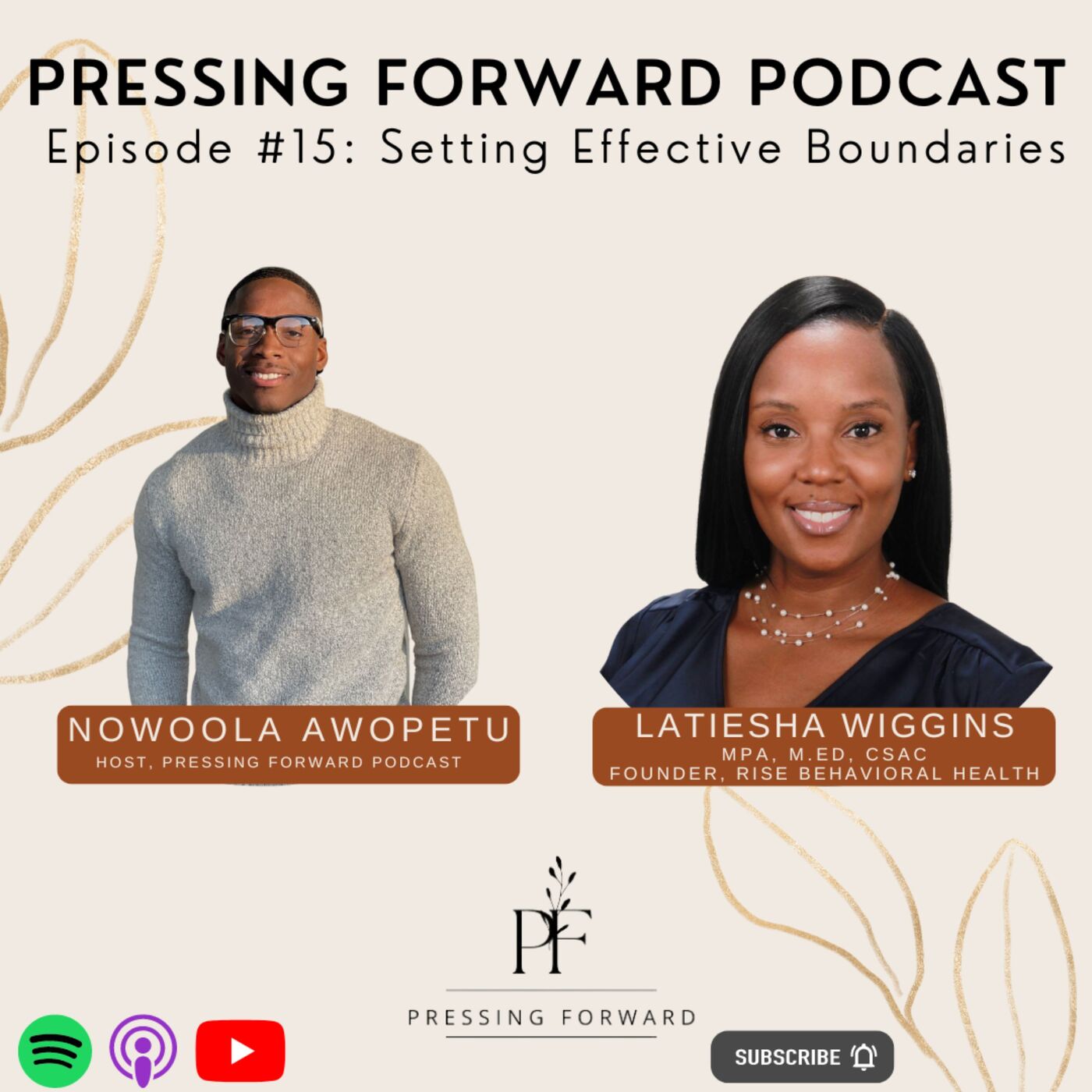 HOW TO SET BOUNDARIES AND STAND ON THEM | Pressing Forward X Tiesha Talk