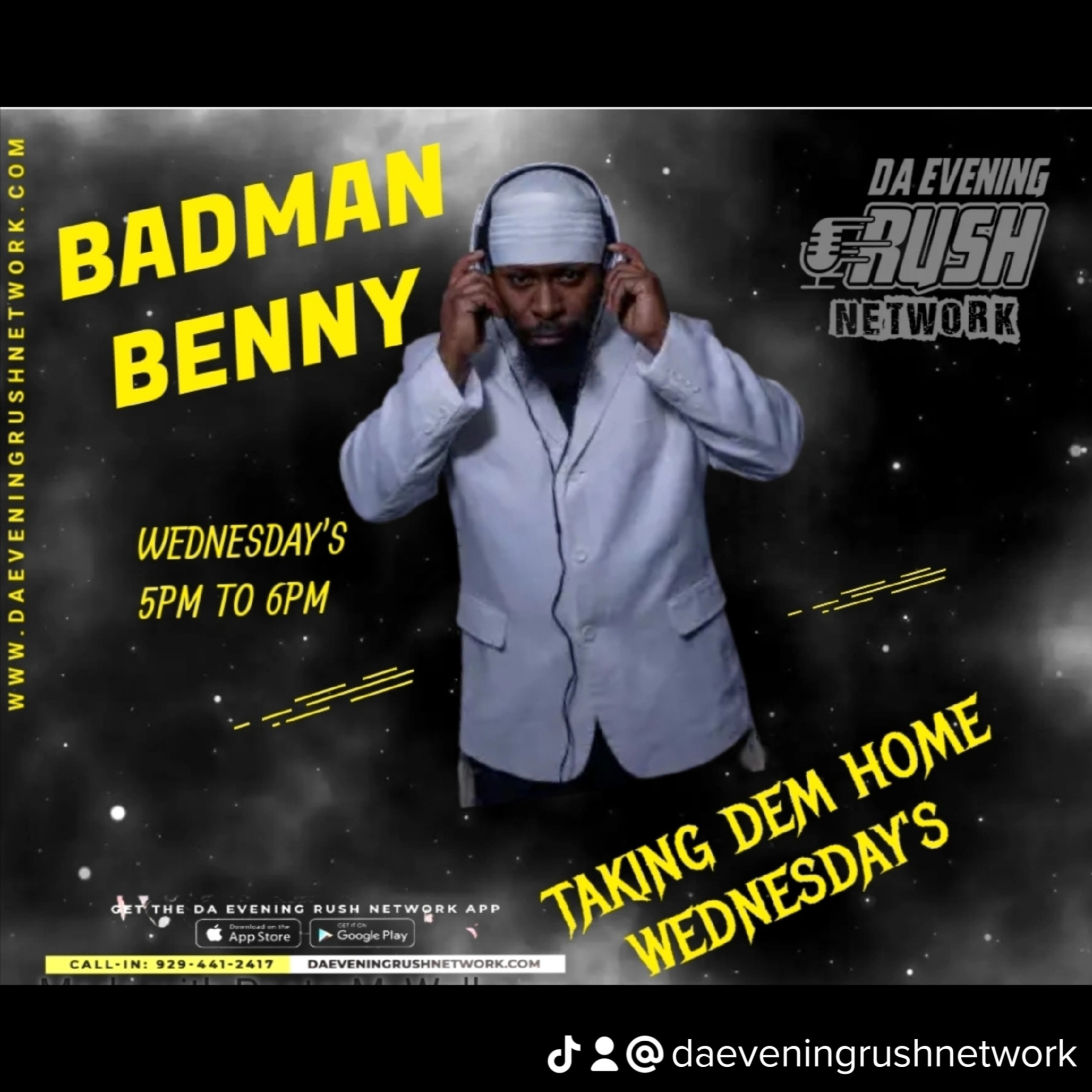 Taking Dem Home Wednesday: Hosted By Bad Man Benny (Ep8) R.i.Peace Takeoff Mix