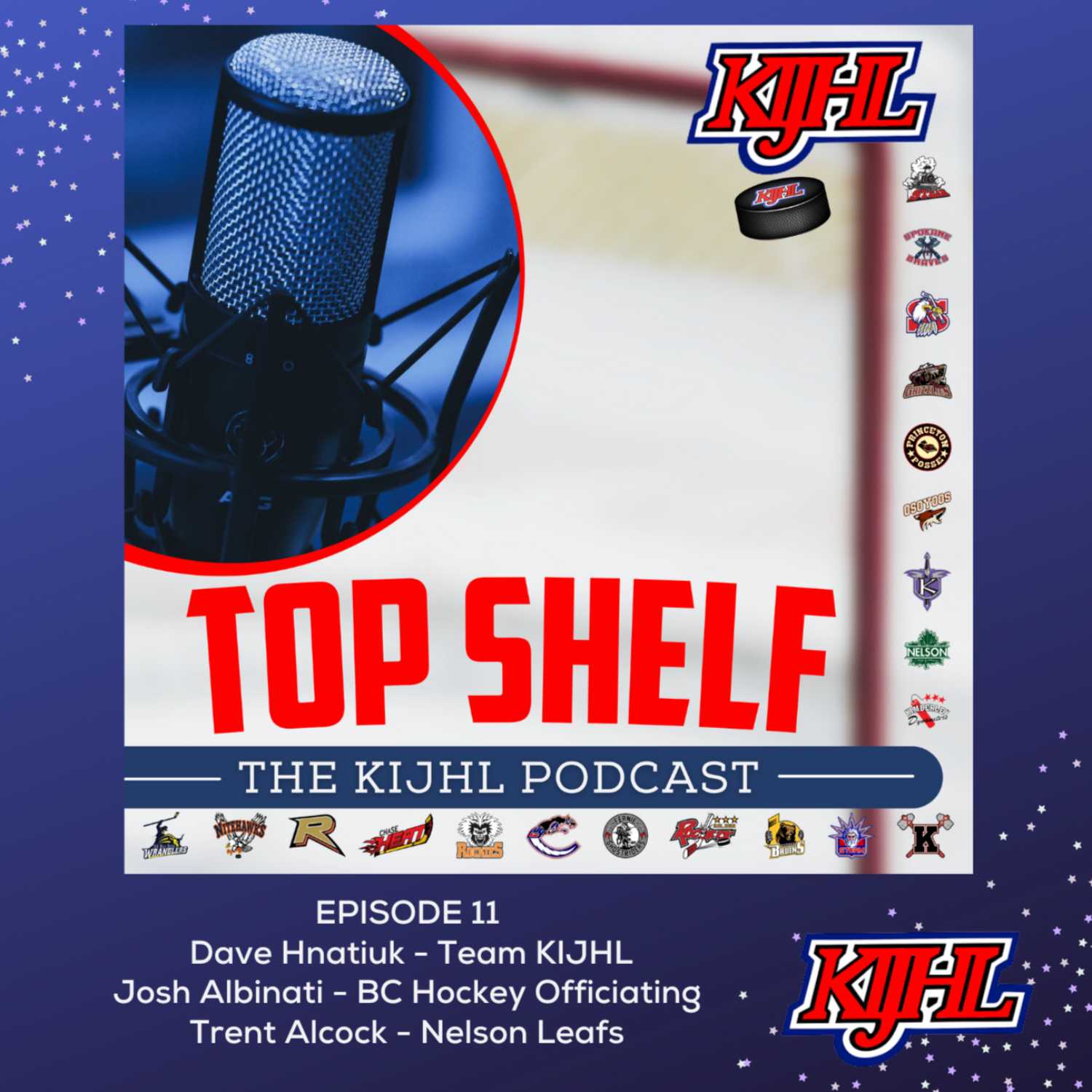 Top Shelf: The KIJHL Podcast - E11 - November 11 - Hnatiuk - Albinati - Alcock