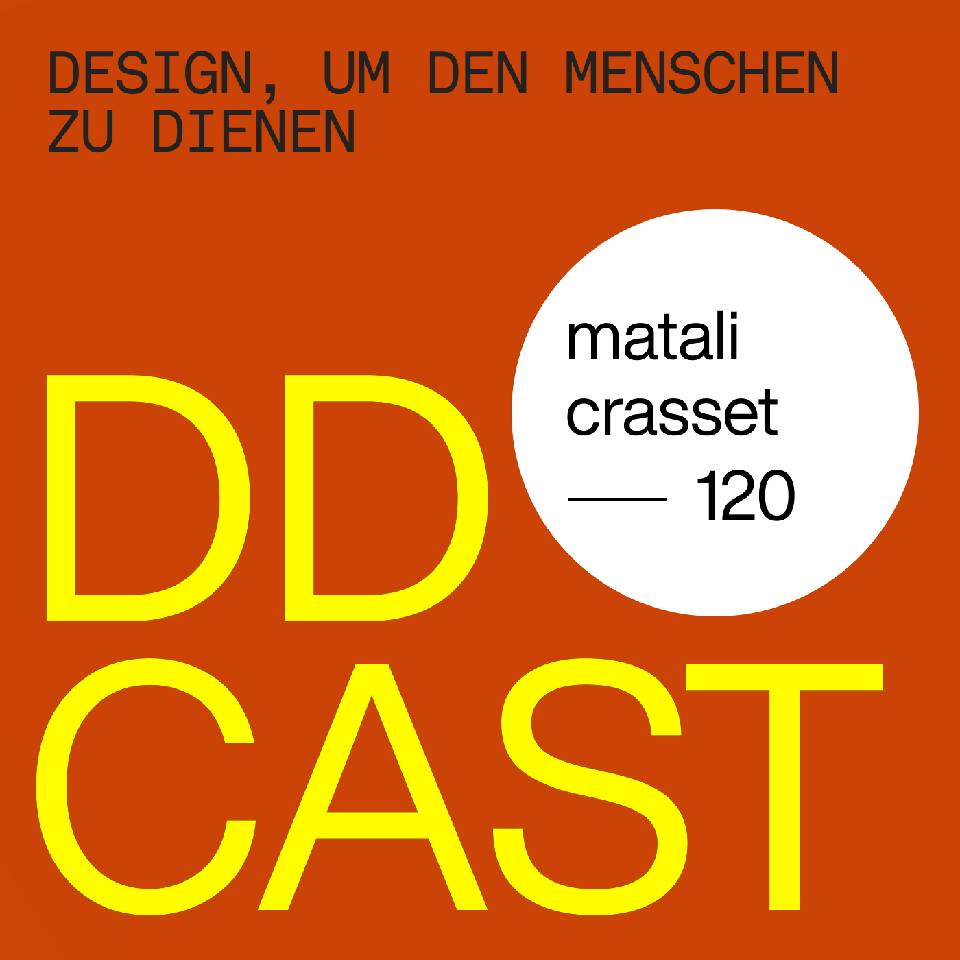 DDCAST 120 - matali crasset "Design, um den Menschen zu dienen"