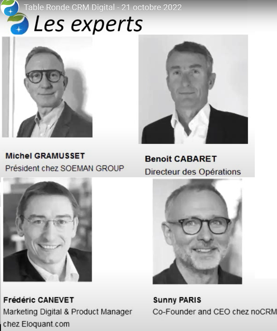 Comment prospecter et fidéliser avec un CRM ? Table Ronde sur l'intérêt d'un CRM !