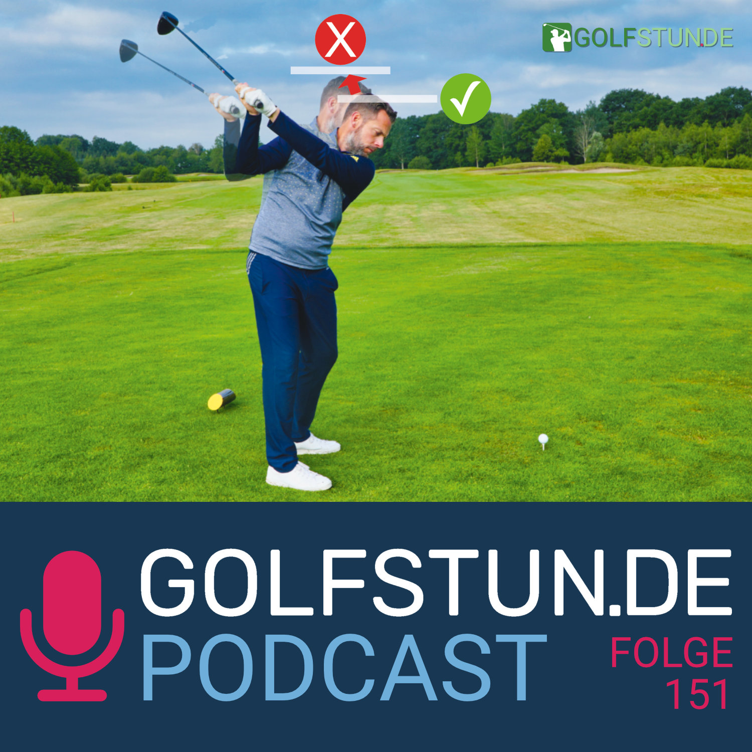 #151 Aufstehen im Golfschwung