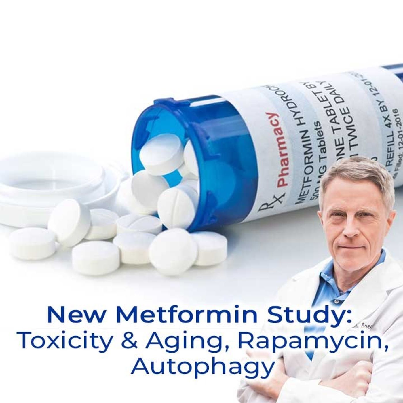 ⁣New Metformin Study: Toxicity & Aging, Rapamycin, Autophagy - FORD BREWER MD MPH