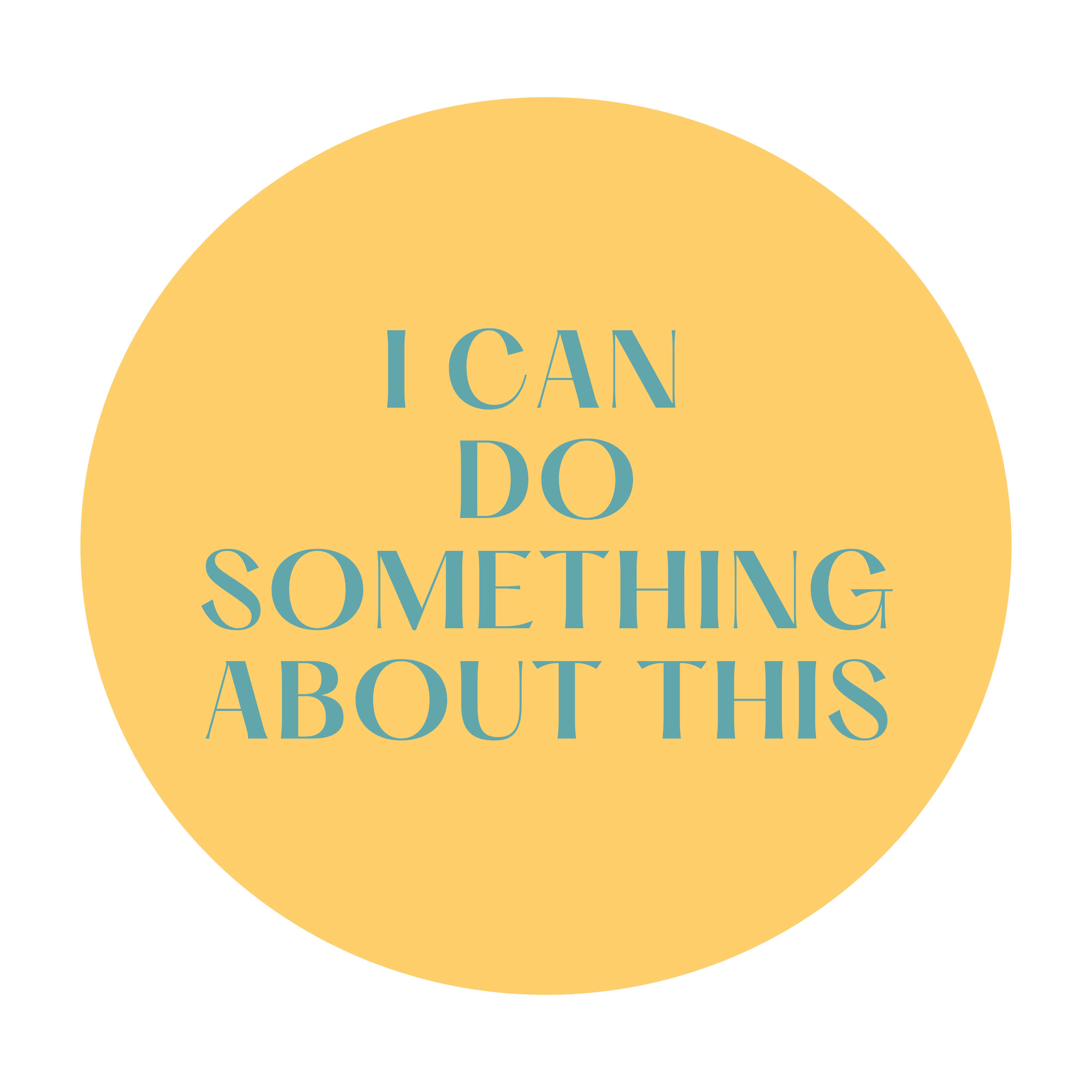 I Can Do Something About This 