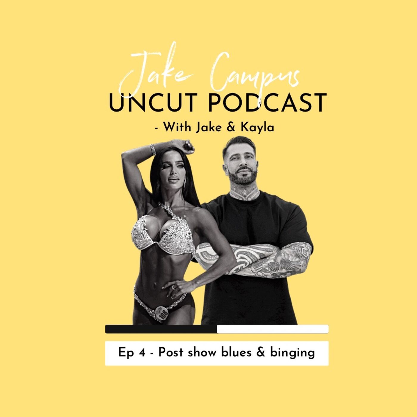 ⁣Jake Campus UNCUT S2 Episode 4 - Post show blues and binging behaviour, our tips and experience  with WBFF Bikini Pro Kayla Eather