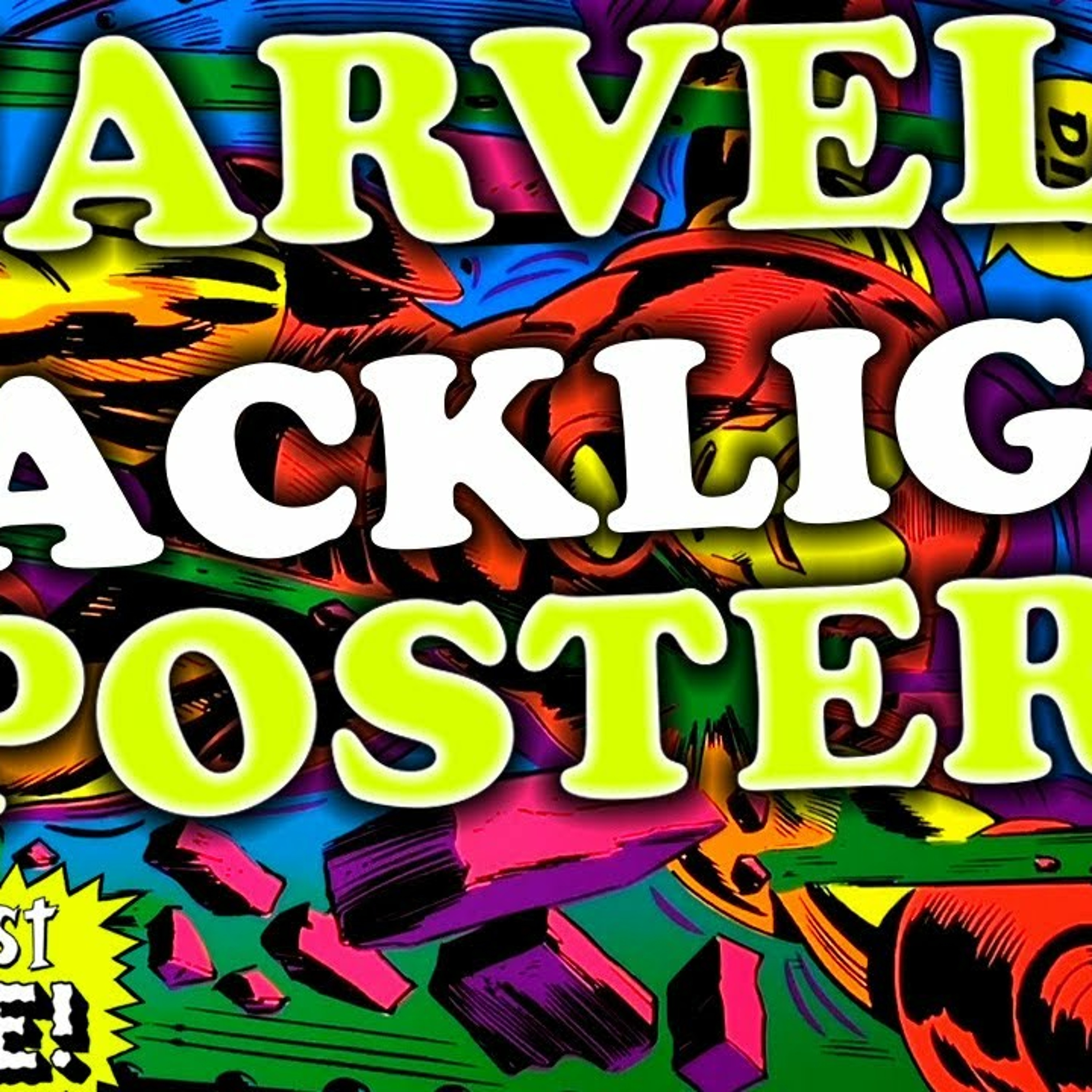 Marvel 1970s BLACKLIGHT Posters! Spider-Man! HULK! Iron Man! THOR! Fantastic Four! KIRBY!