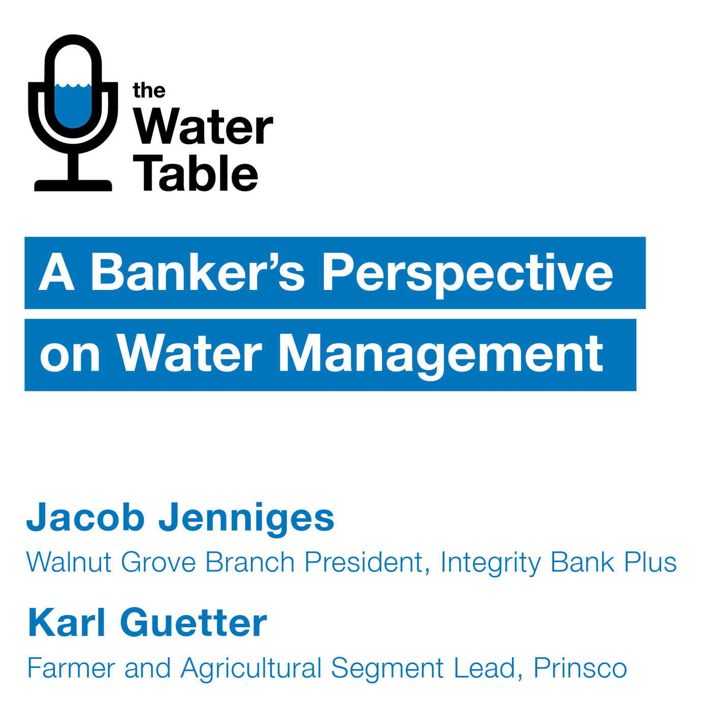 A Banker's Perspective on Water Management