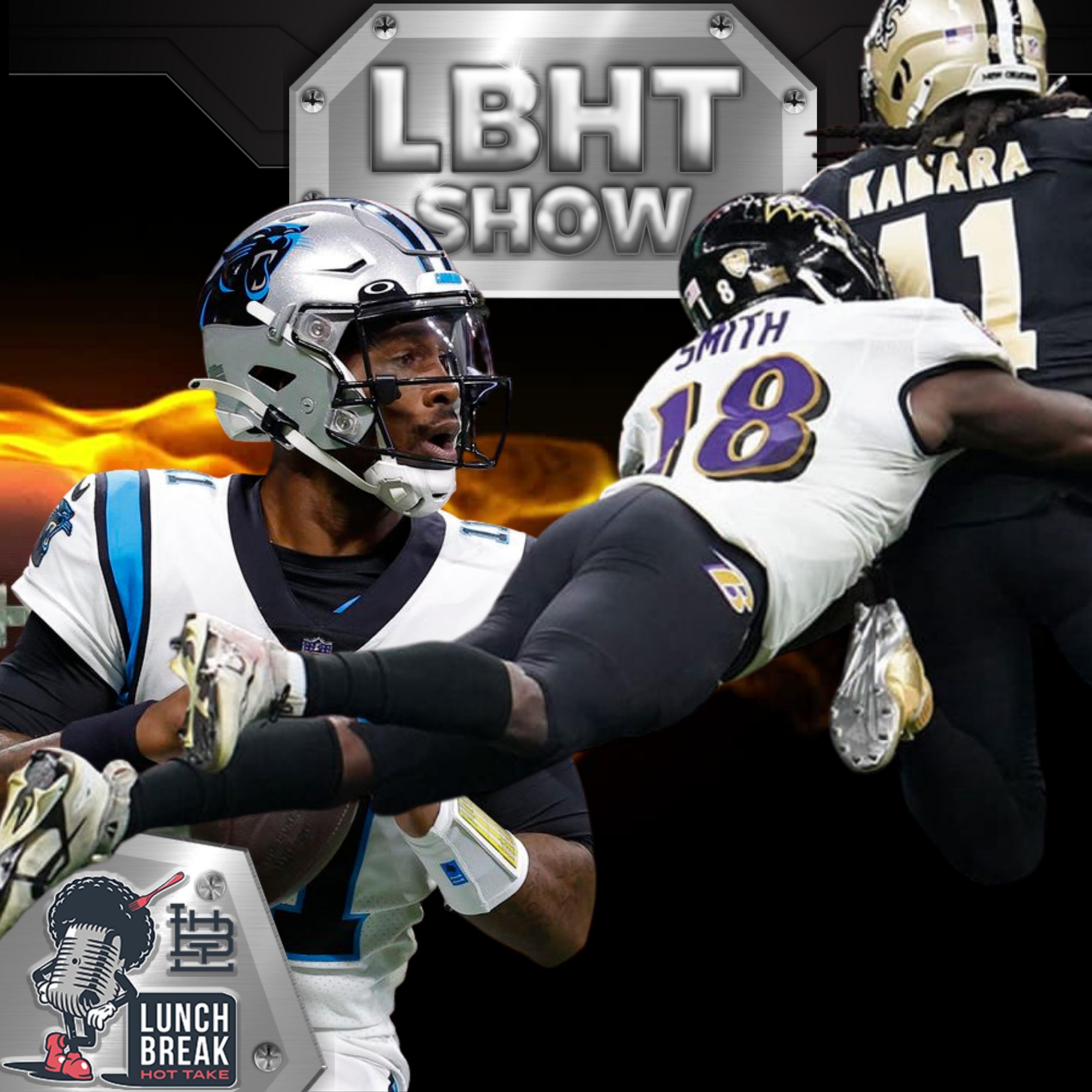 Ravens on Bye | Panthers vs Falcons | NFL Midseason Predictions | LBHT Show