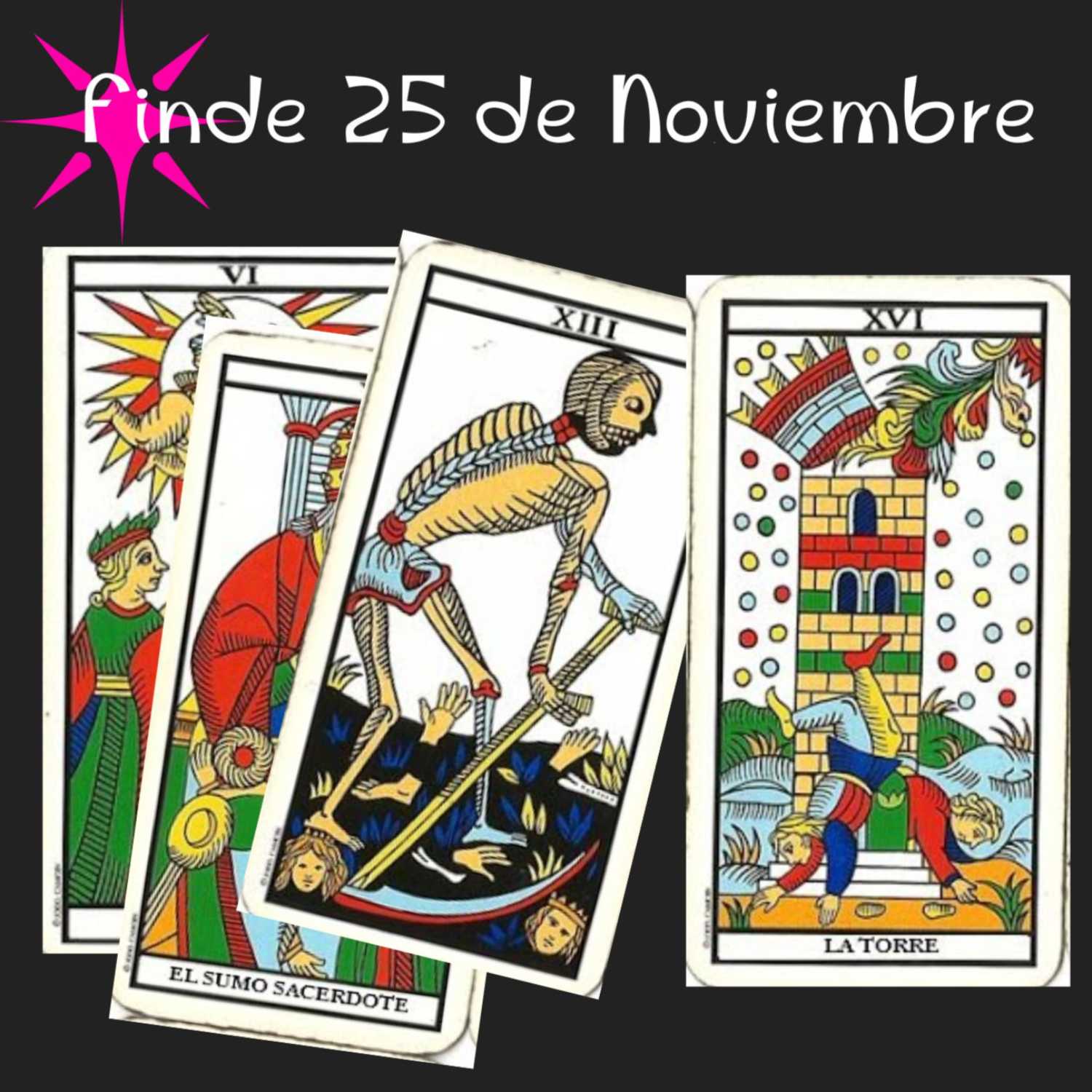 ⭐El Metodo Lady – Tarot Finde 25 Noviembre ⭐