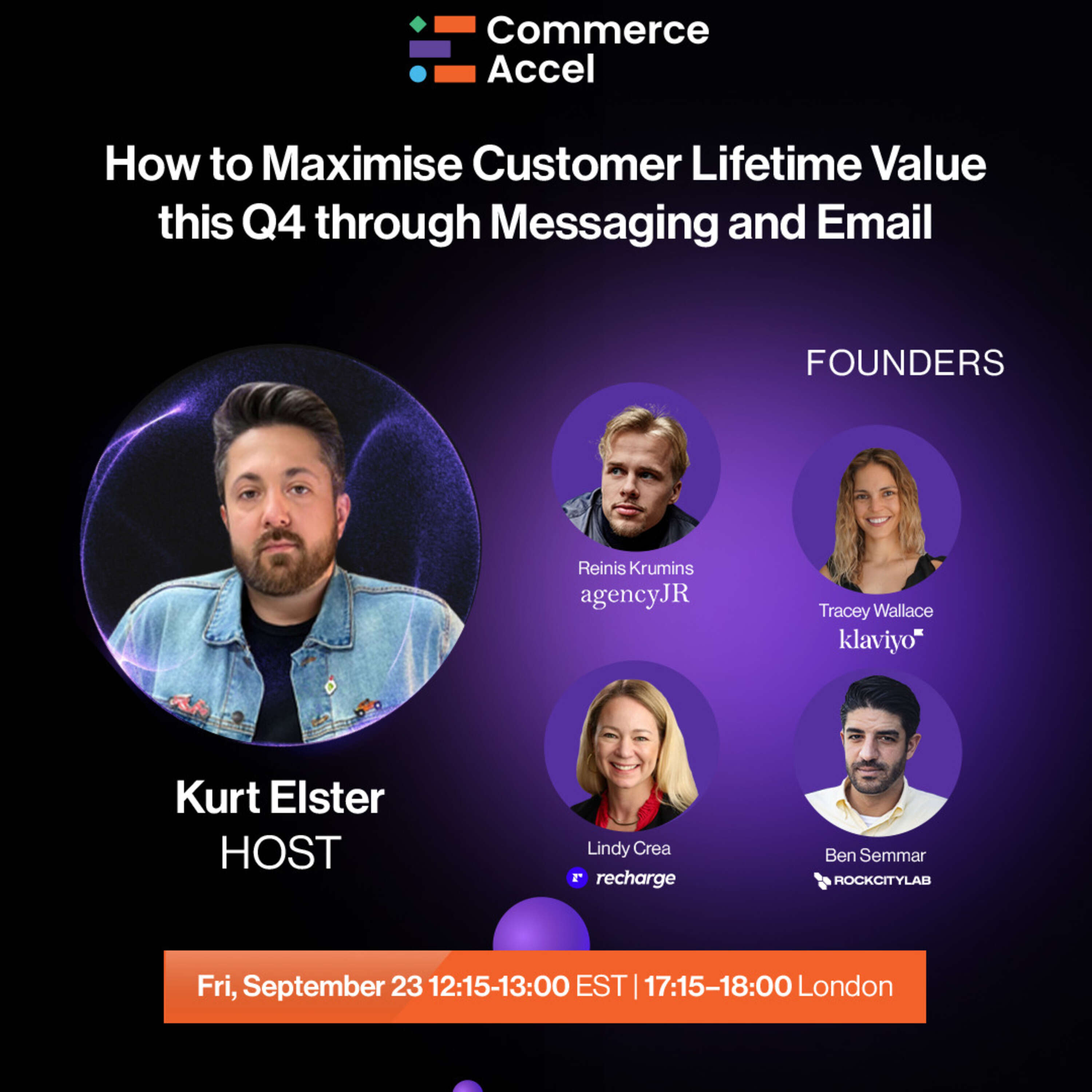 Panel: How to Maximise Customer Lifetime Value this Q4 through Messaging and Email