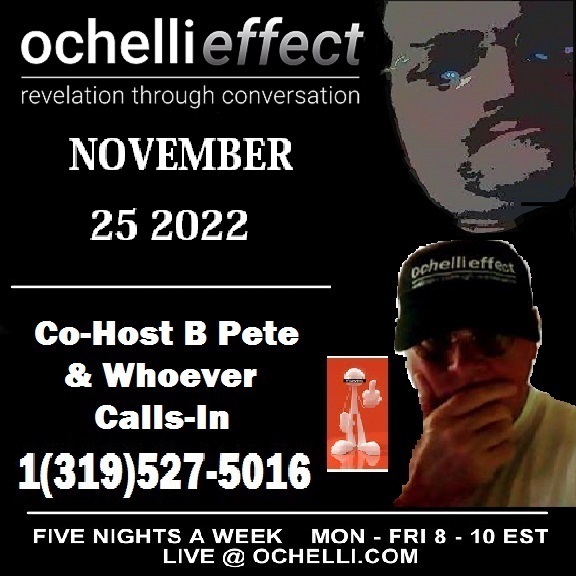 Friday JFK Ideas 2023 and discussions of current efforts to release files and more on The Friday Night Open Mic Ochelli Effect 11-25-2022