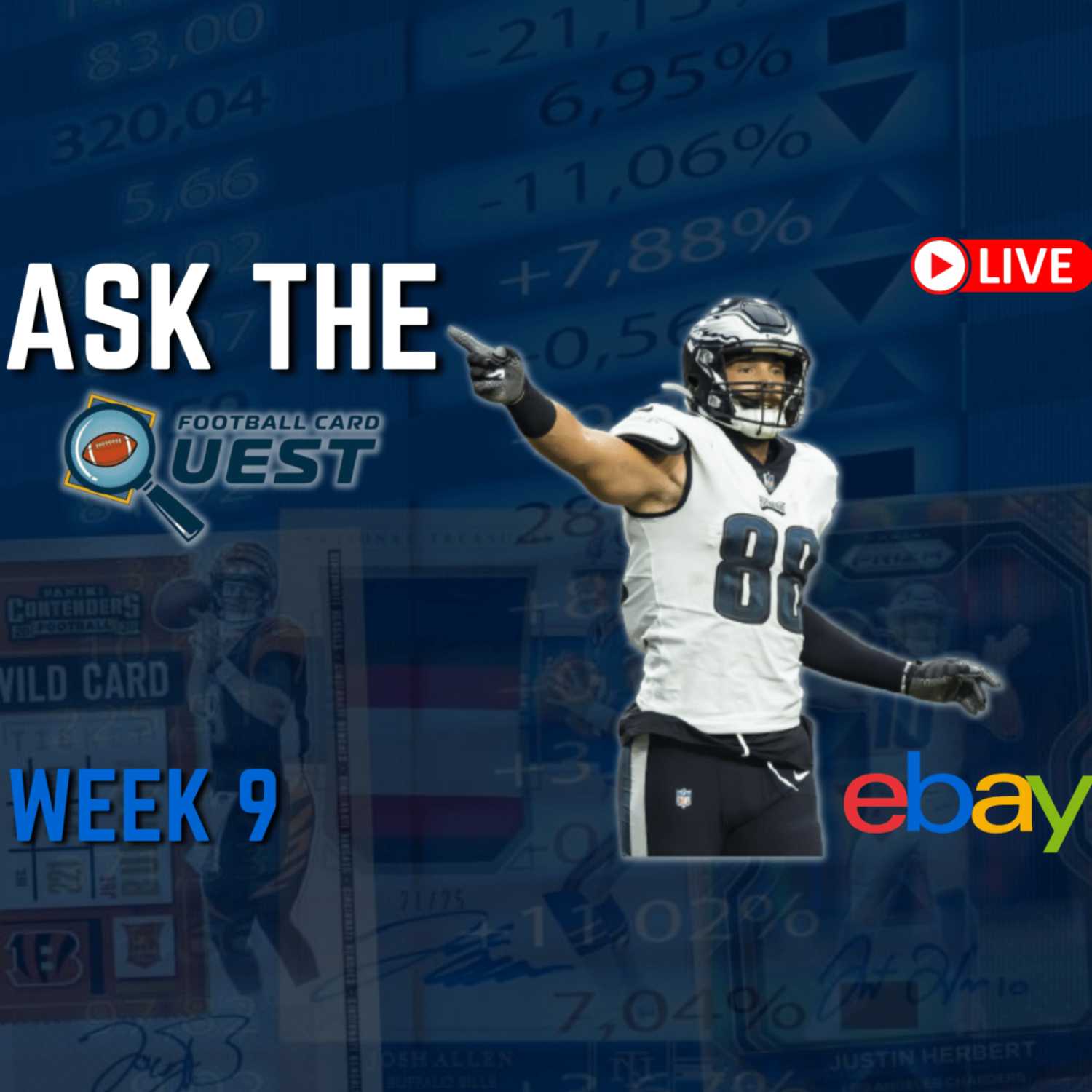 NFL Week 9 Q&A - Football Card Investing & Collecting, DFS, Prop Betting, & MORE!