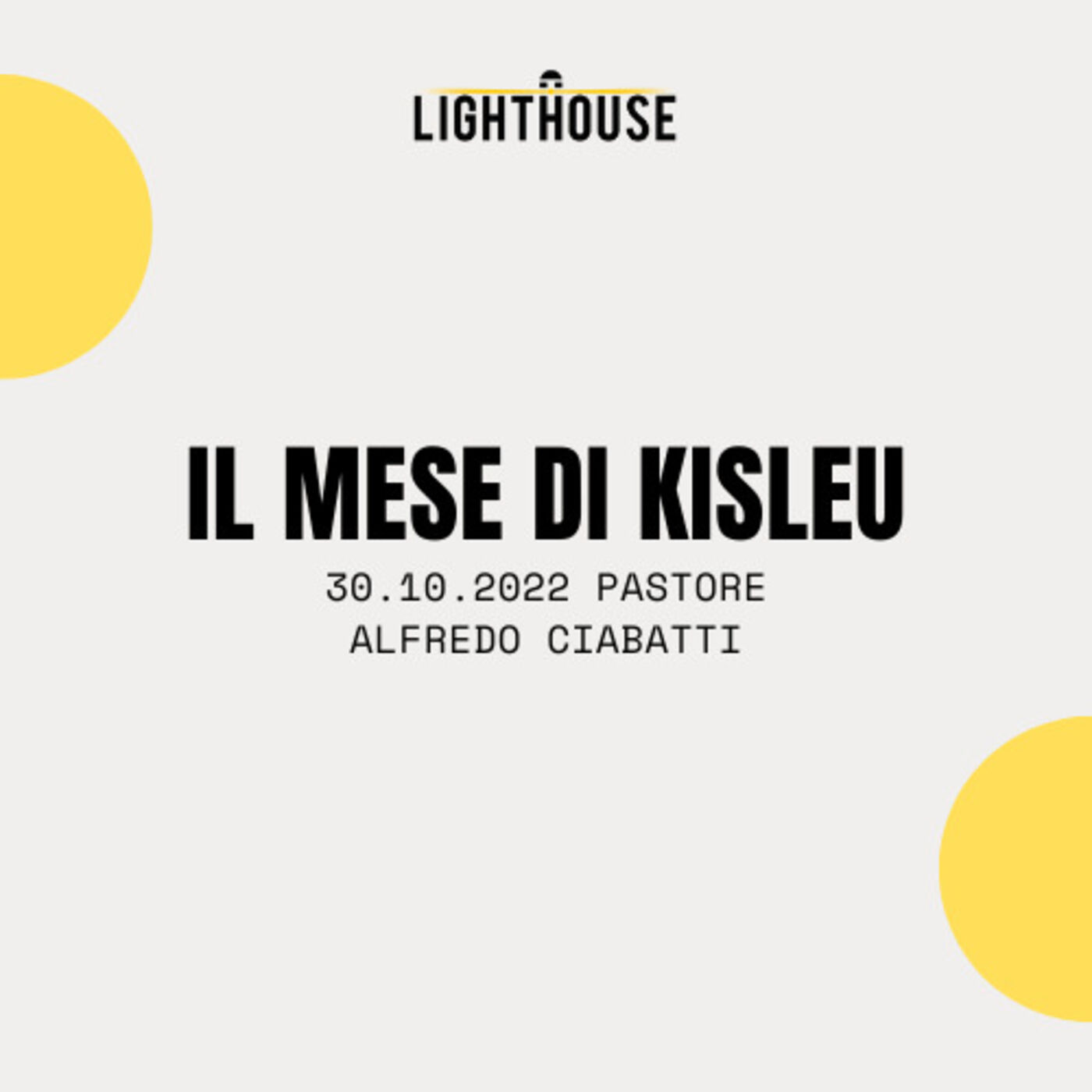 ⁣Il mese di Kisleu - Pastore Alfredo Ciabatti - 30.10.2022