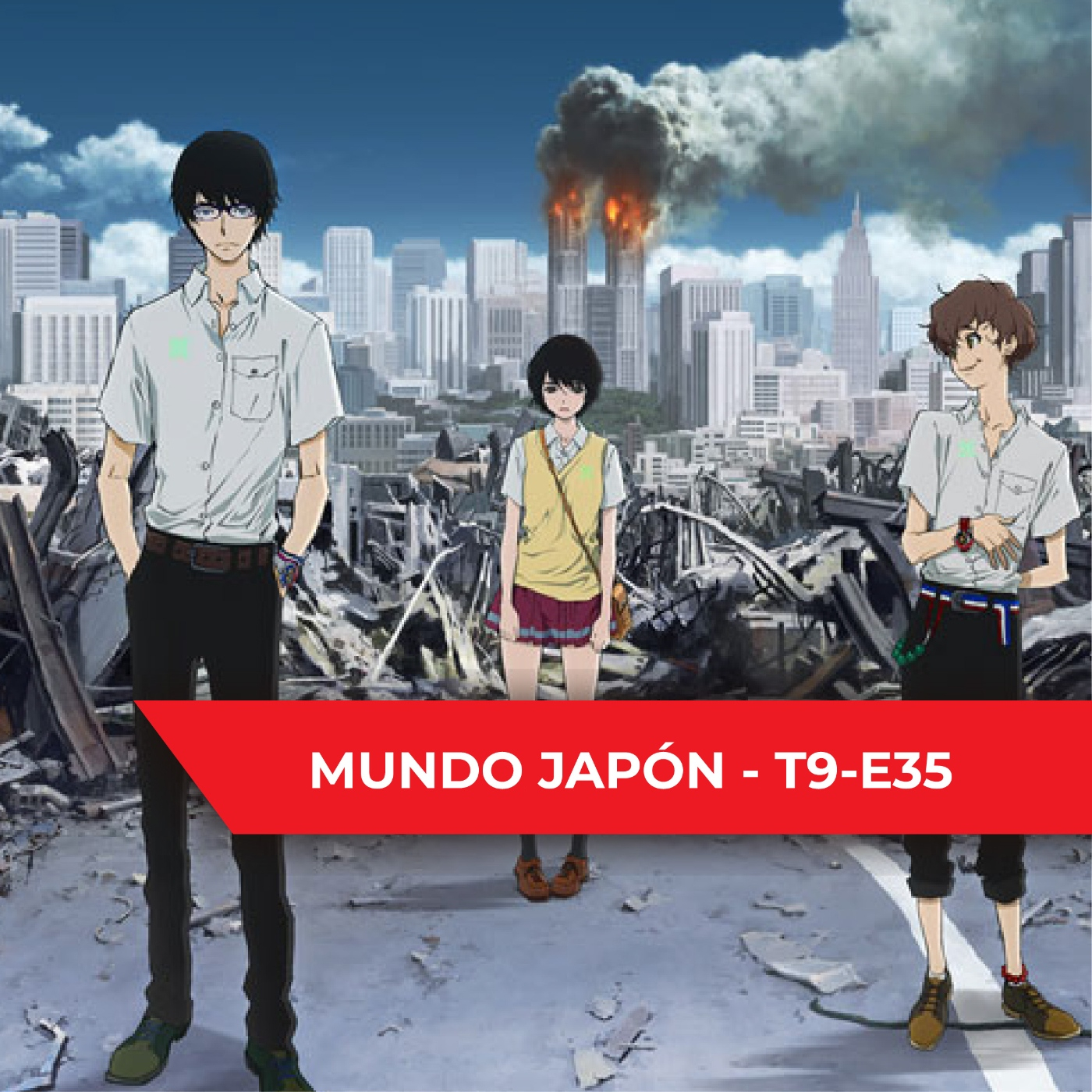 Mundo Japón T9 E35 - Terror in Resonance y la victoria de Ash en Pokémon: viajes maestros