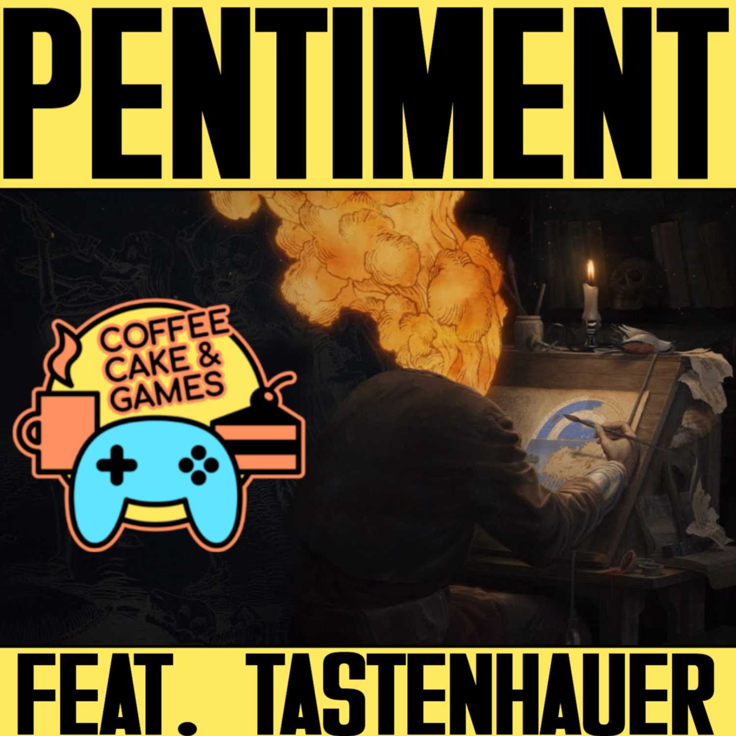 ⁣Wir besprechen Pentiment (mit Tastsenhauer) - Coffee, Cake & Games #24