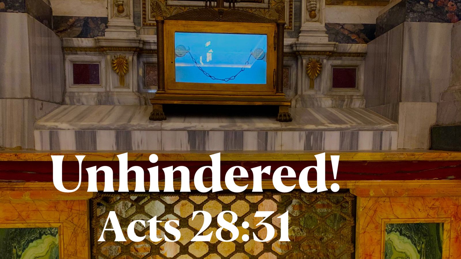 ⁣S2: "Unhindered!" | Acts 28:31 | Malcolm Cox