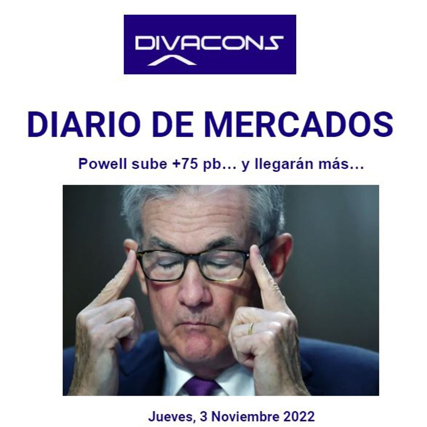 PODCAST DIARIO DE MERCADOS Jueves 3 Nov