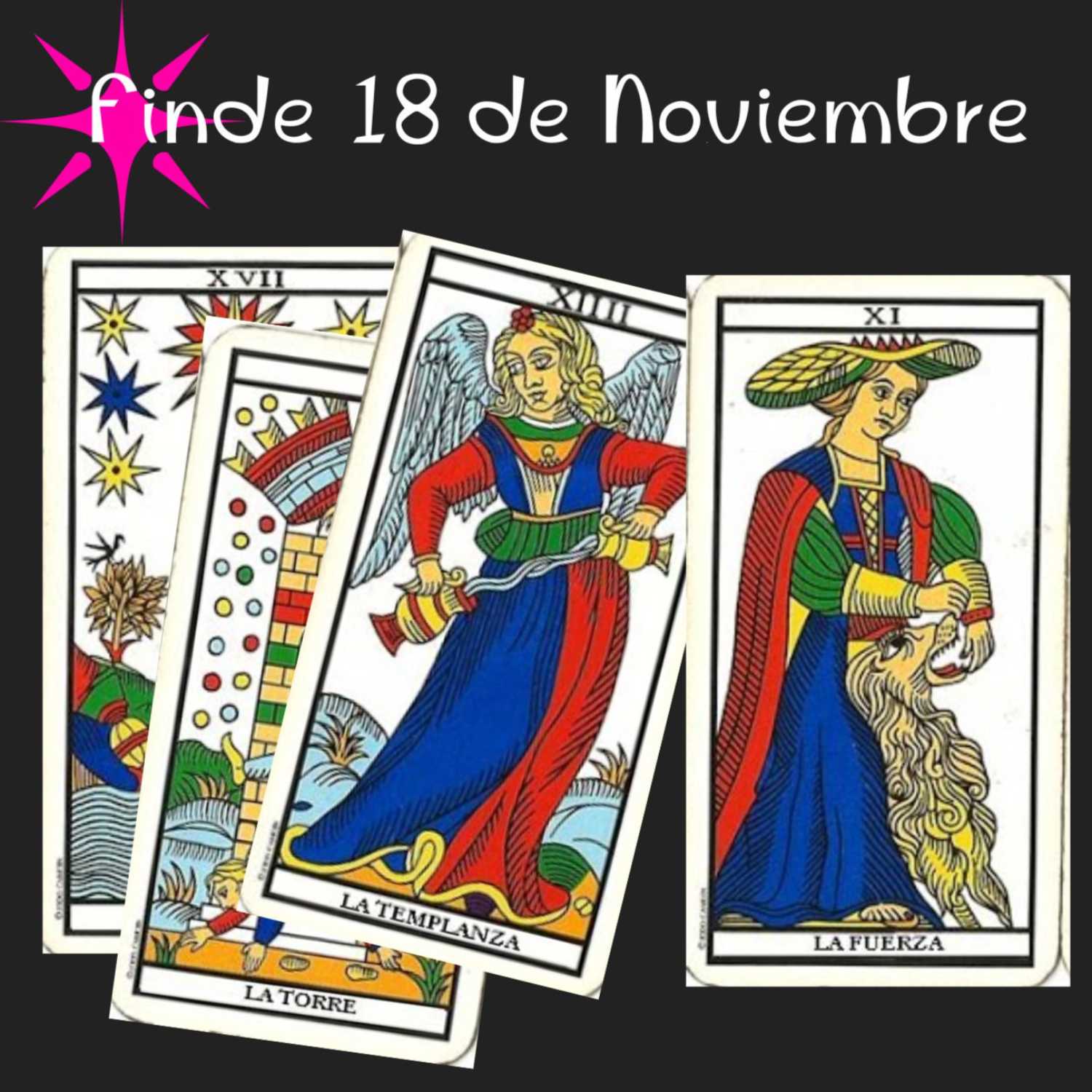 ⭐El Metodo Lady – Tarot Finde 18 Noviembre ⭐