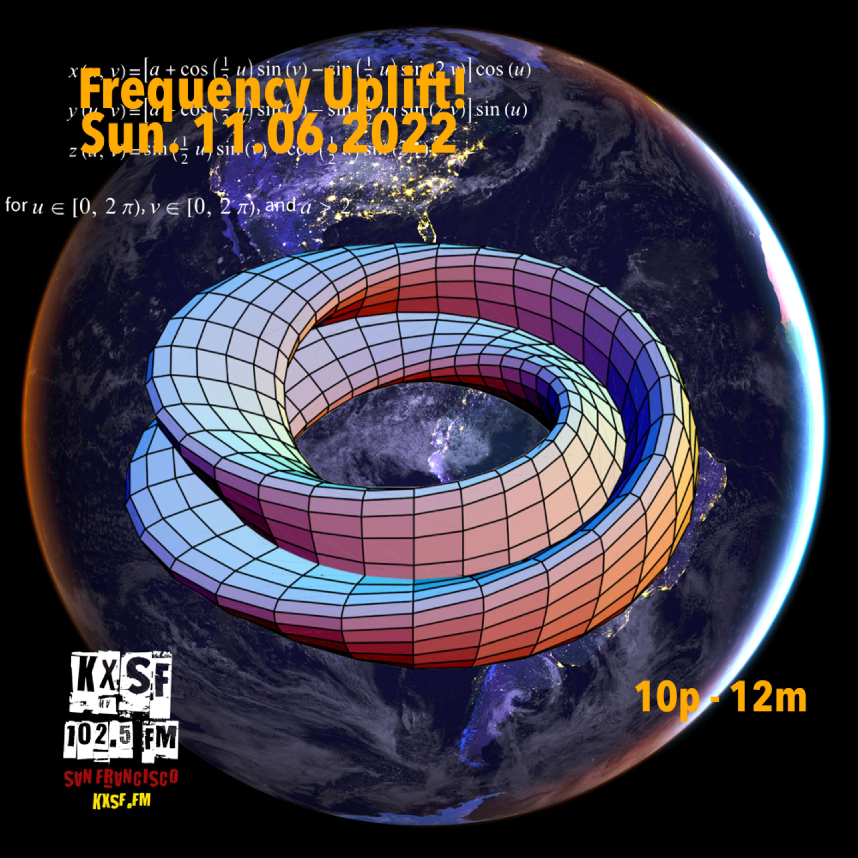 FREQUENCY UPLIFT ! SUN. 11.06.2022 > …  topological sound turning into itself.