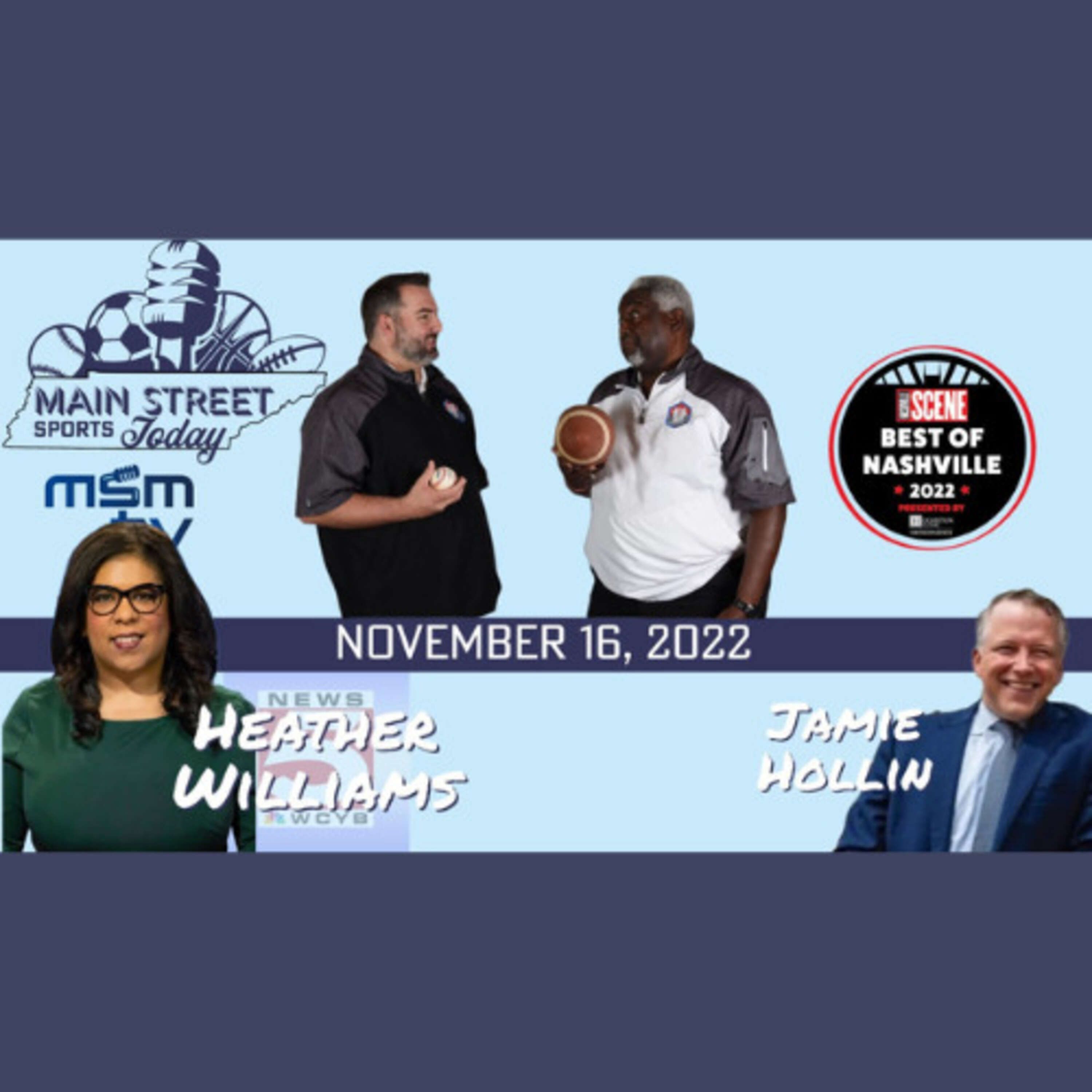 Main Street Sports Today - Wild & Wacky Wednesday, Nov. 16, 2022