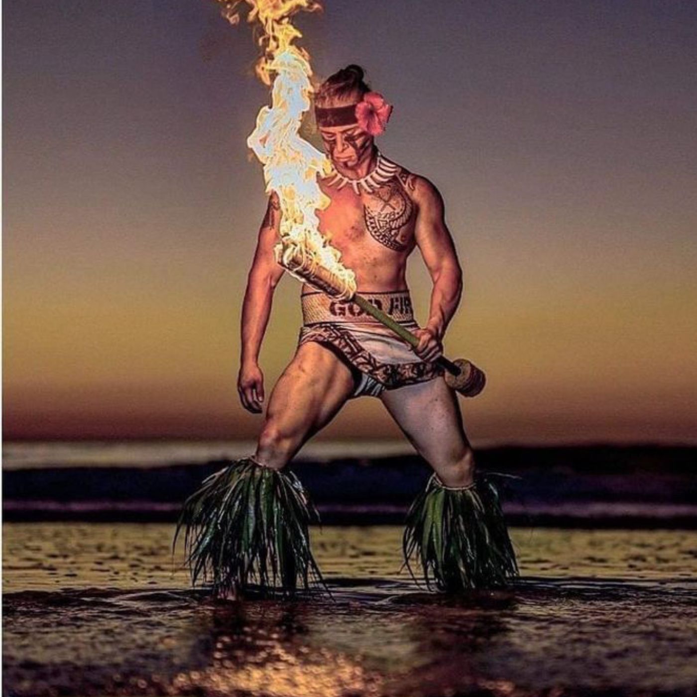 Fire Knife Dancer Lopati Leaso