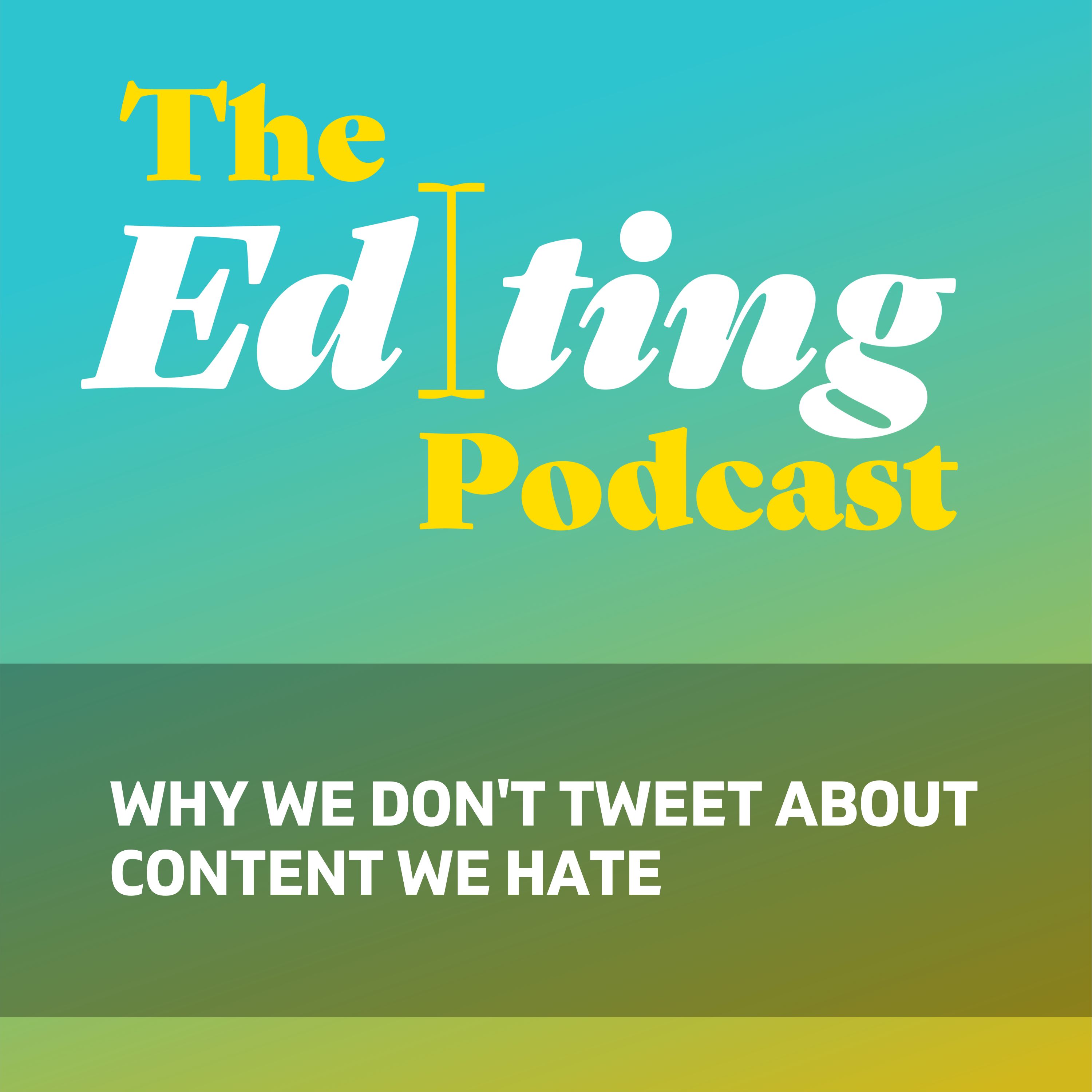 Why we don't tweet about content we hate