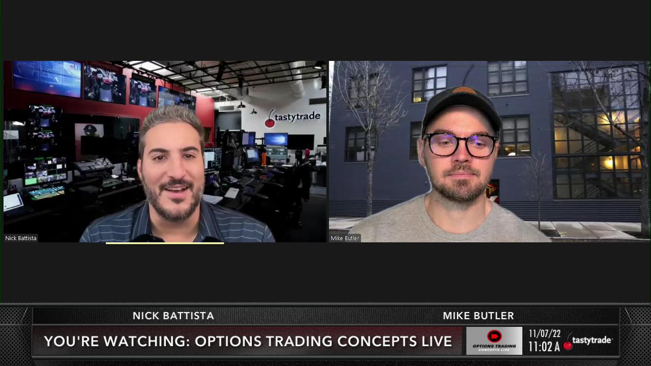 Options Trading Concepts Live - November 7, 2022 - Short term Stock Alternatives